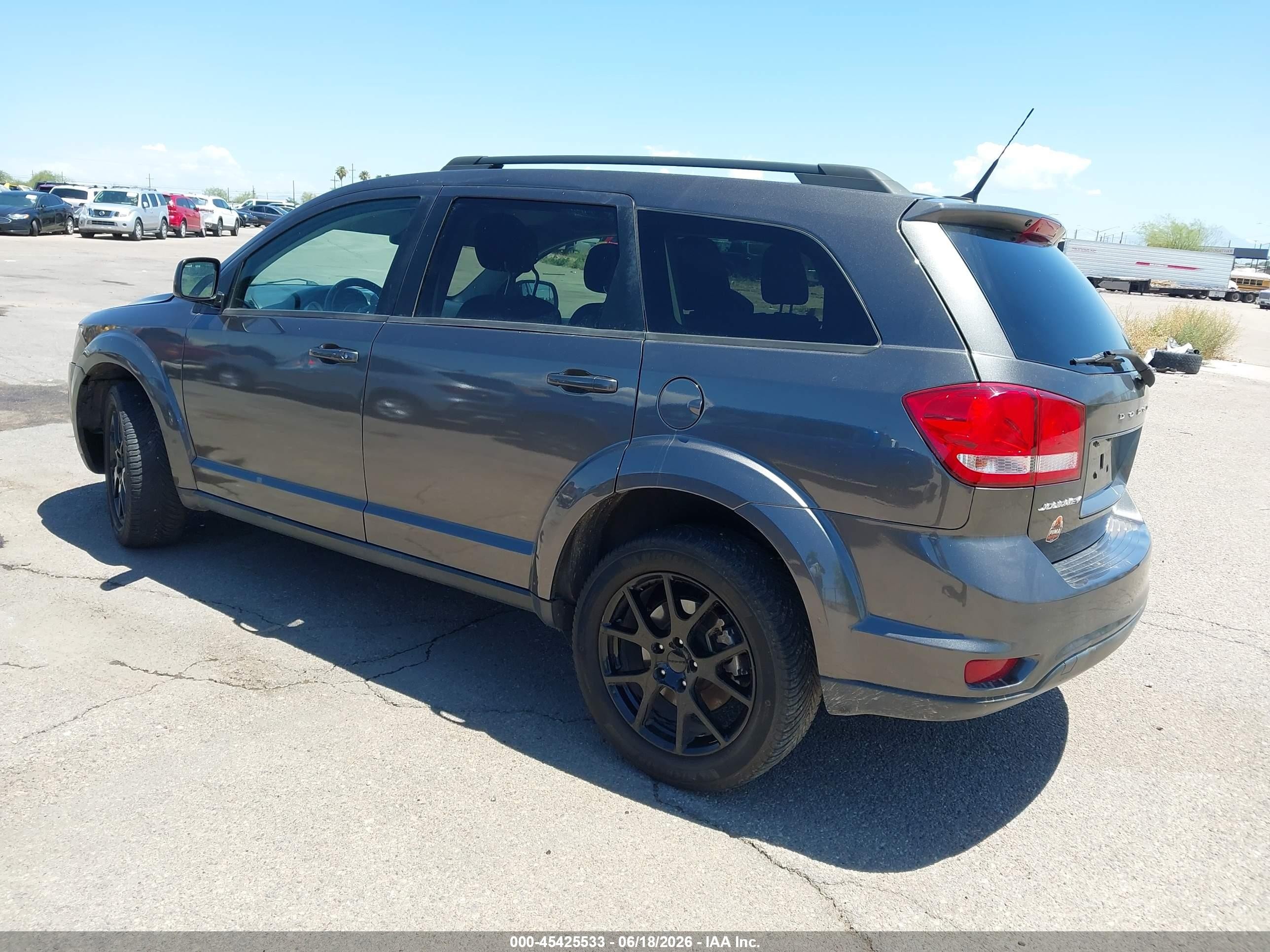 2015 Dodge Journey Sxt Gray vin: 3C4PDCBB1FT669960