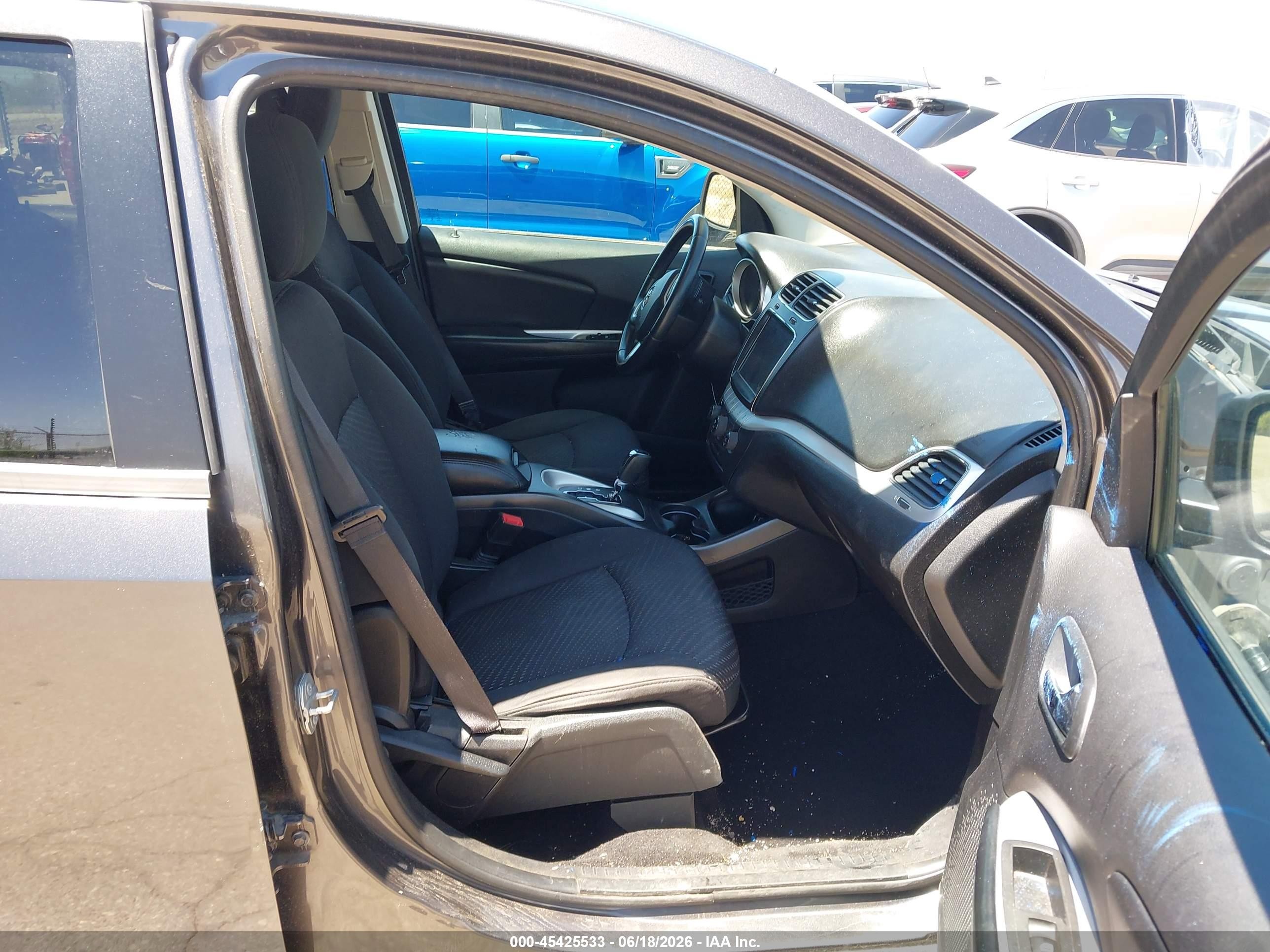2015 Dodge Journey Sxt Gray vin: 3C4PDCBB1FT669960