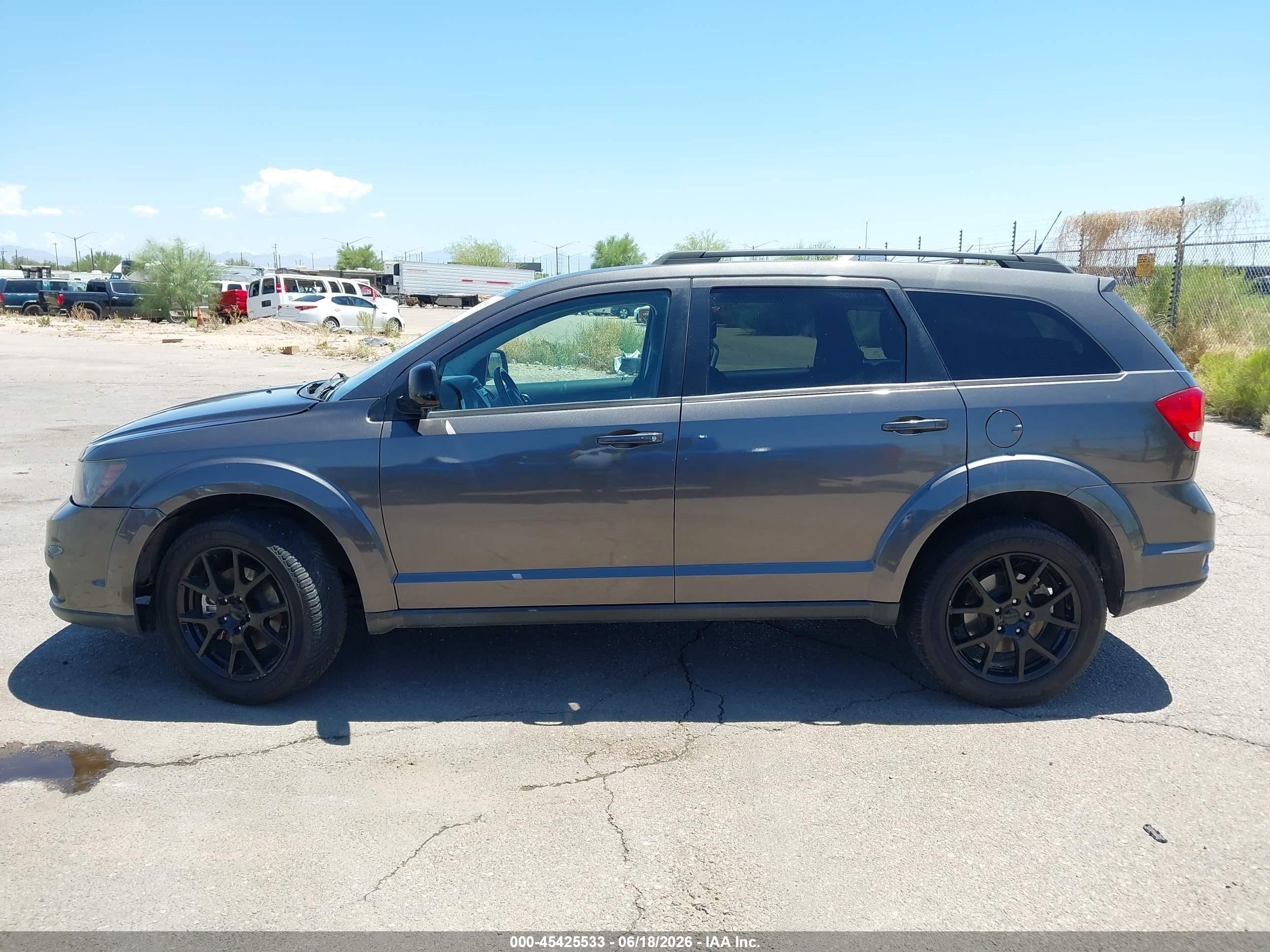 2015 Dodge Journey Sxt Gray vin: 3C4PDCBB1FT669960