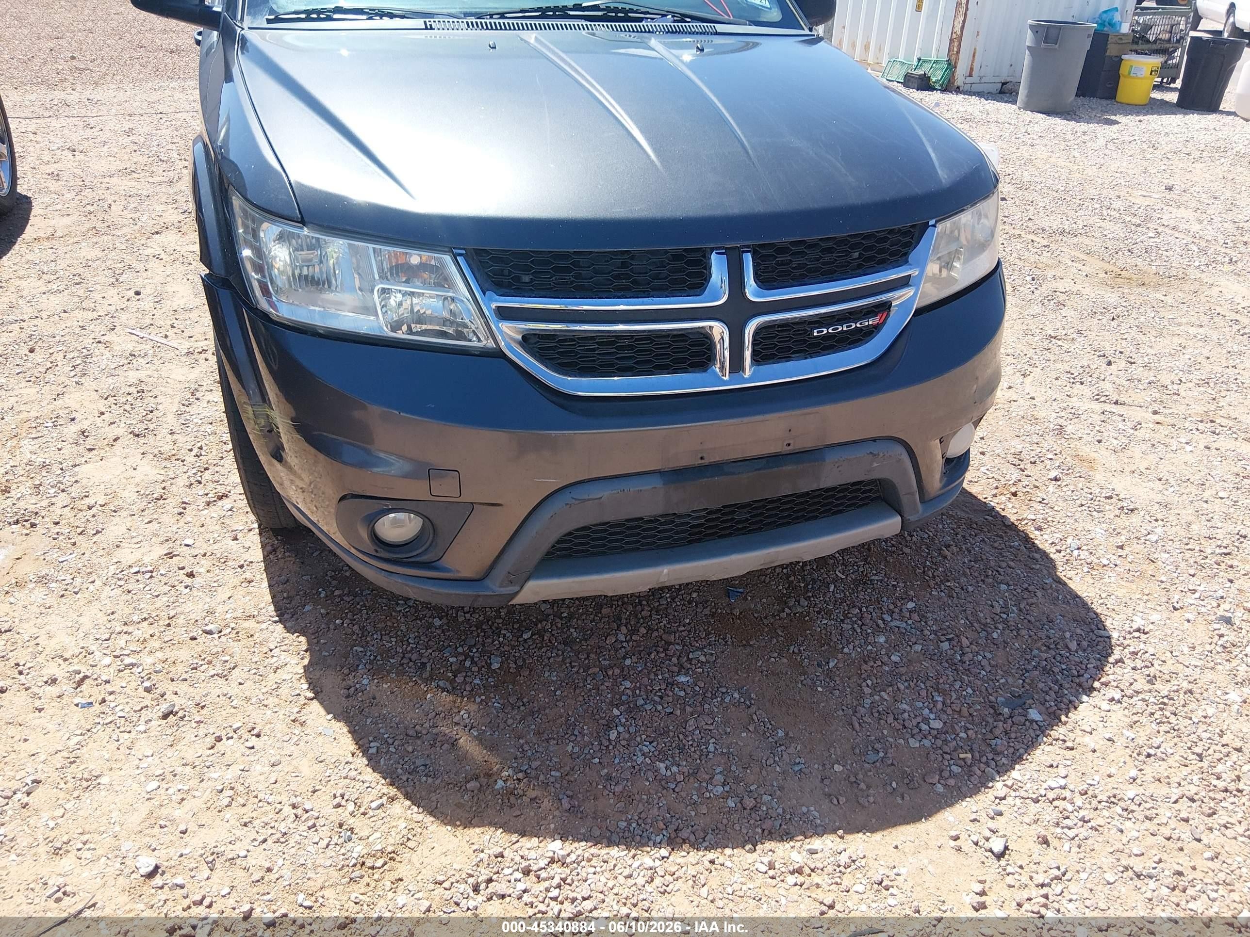 2015 Dodge Journey Sxt Gray vin: 3C4PDCBB1FT741997