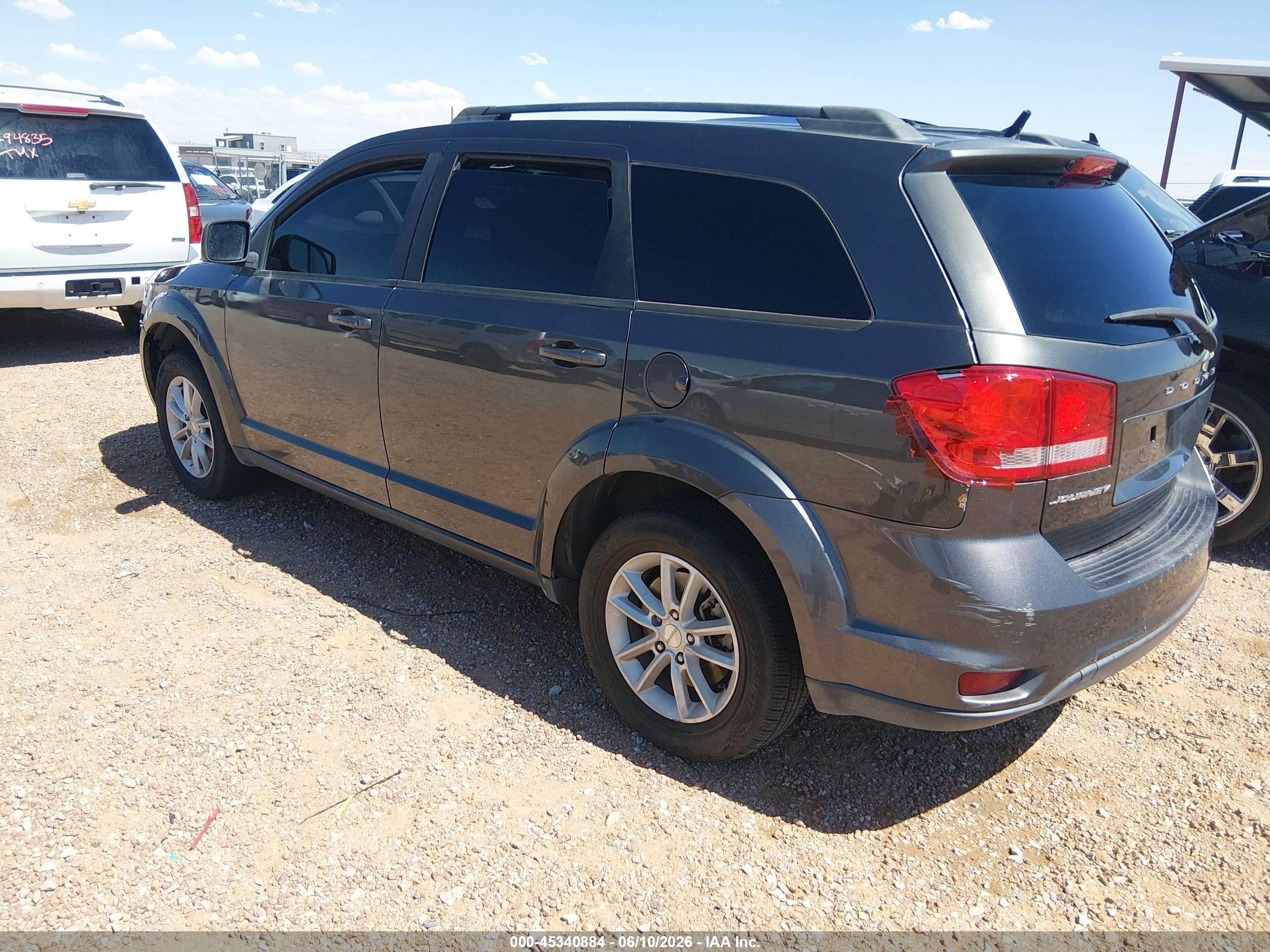 2015 Dodge Journey Sxt Gray vin: 3C4PDCBB1FT741997