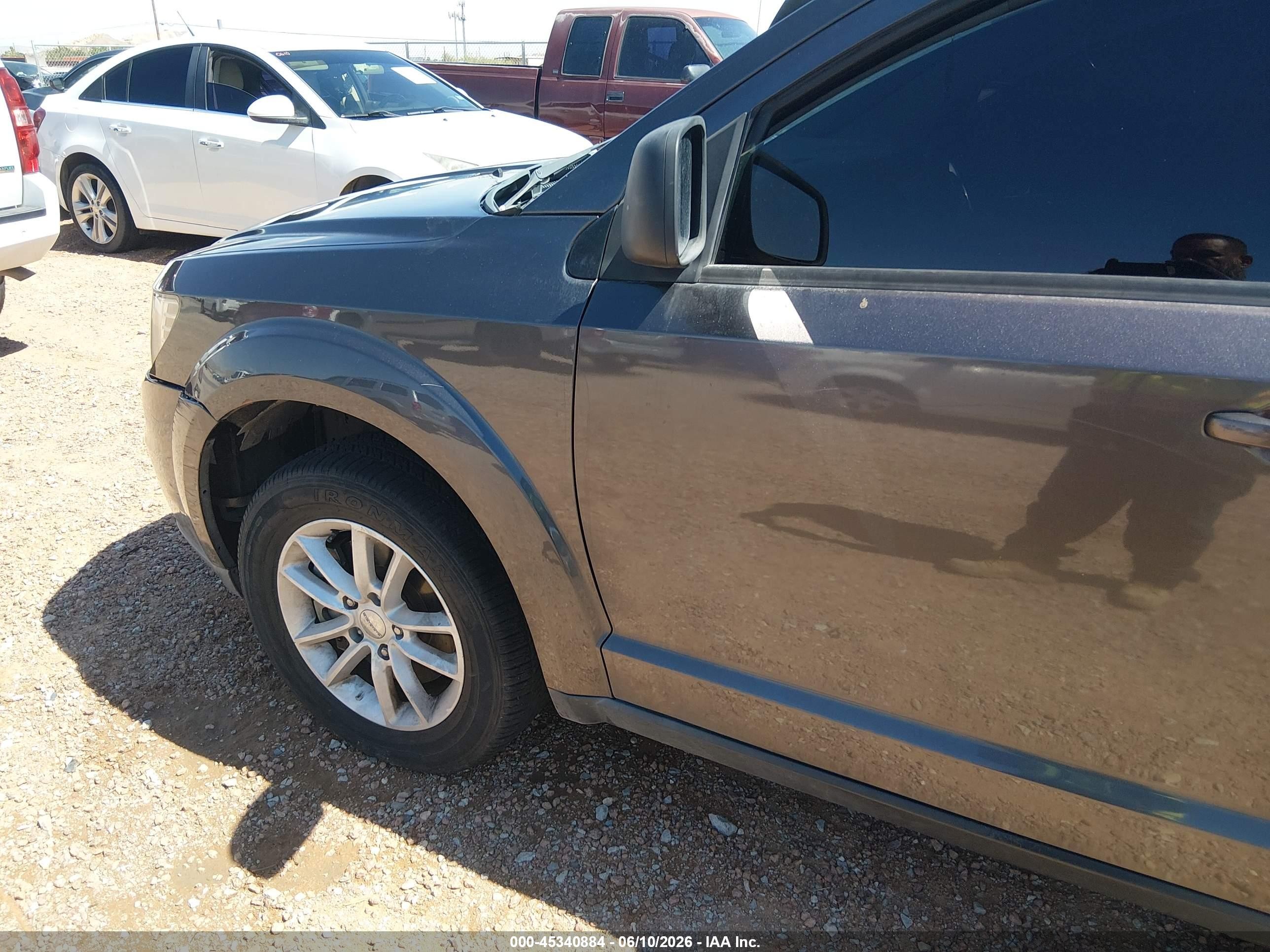2015 Dodge Journey Sxt Gray vin: 3C4PDCBB1FT741997