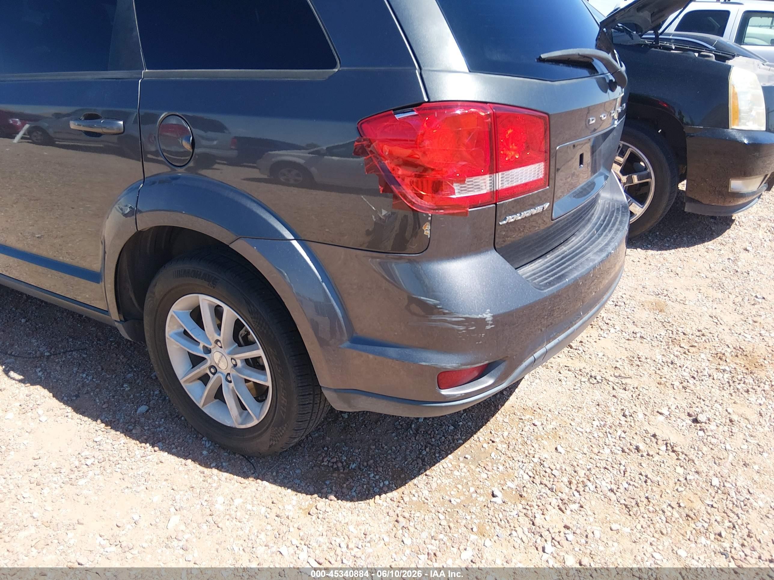 2015 Dodge Journey Sxt Gray vin: 3C4PDCBB1FT741997