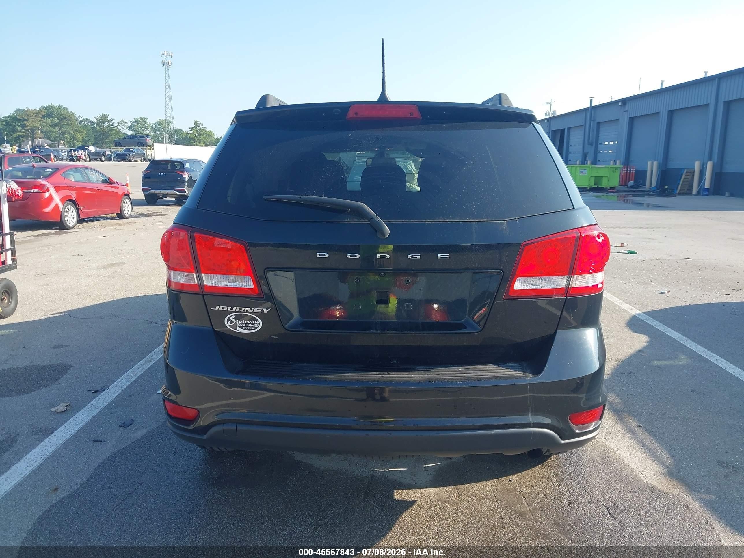 2019 Dodge Journey Se Black vin: 3C4PDCBB1KT719704