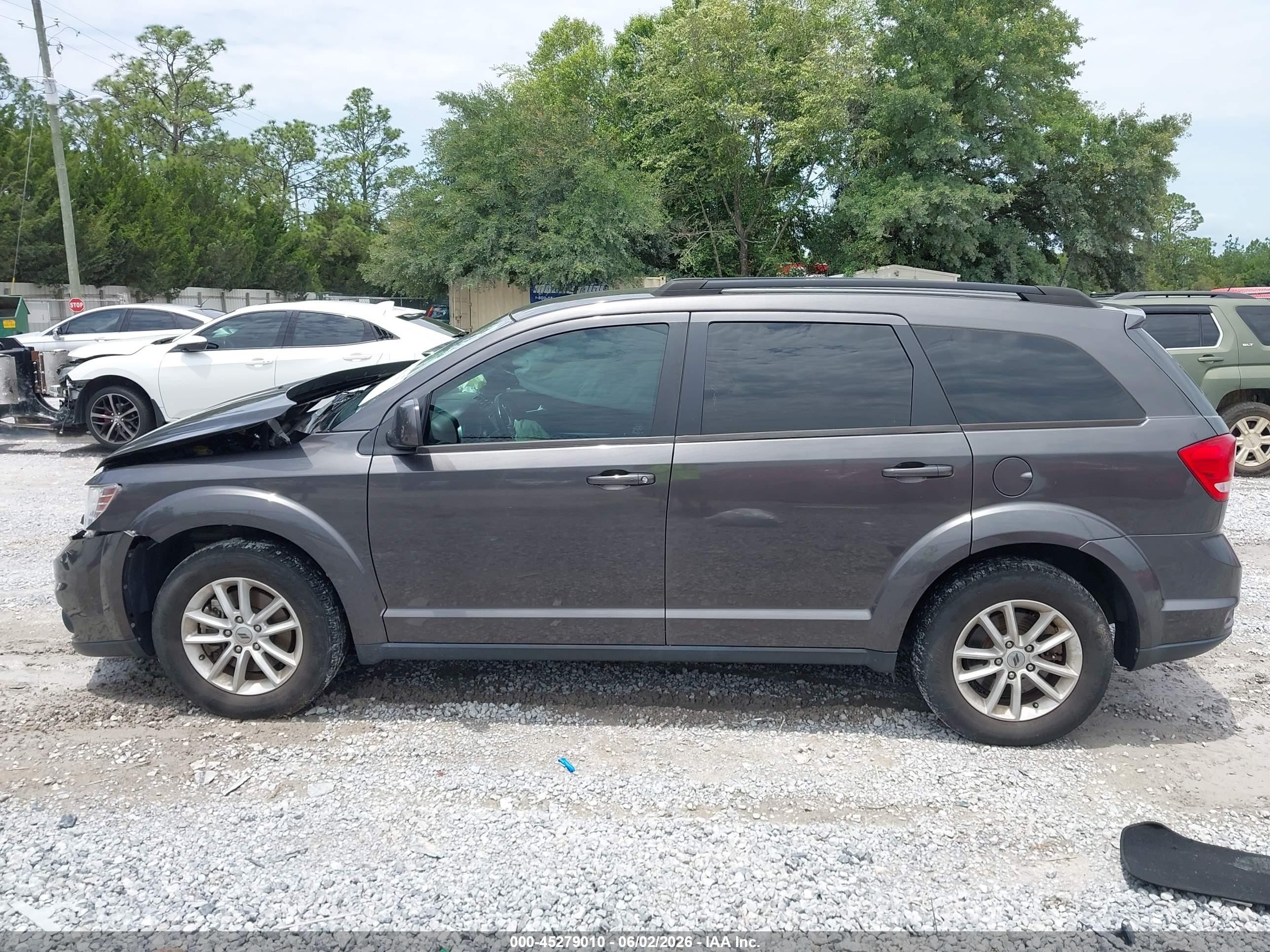2019 Dodge Journey Se Gray vin: 3C4PDCBB1KT835534