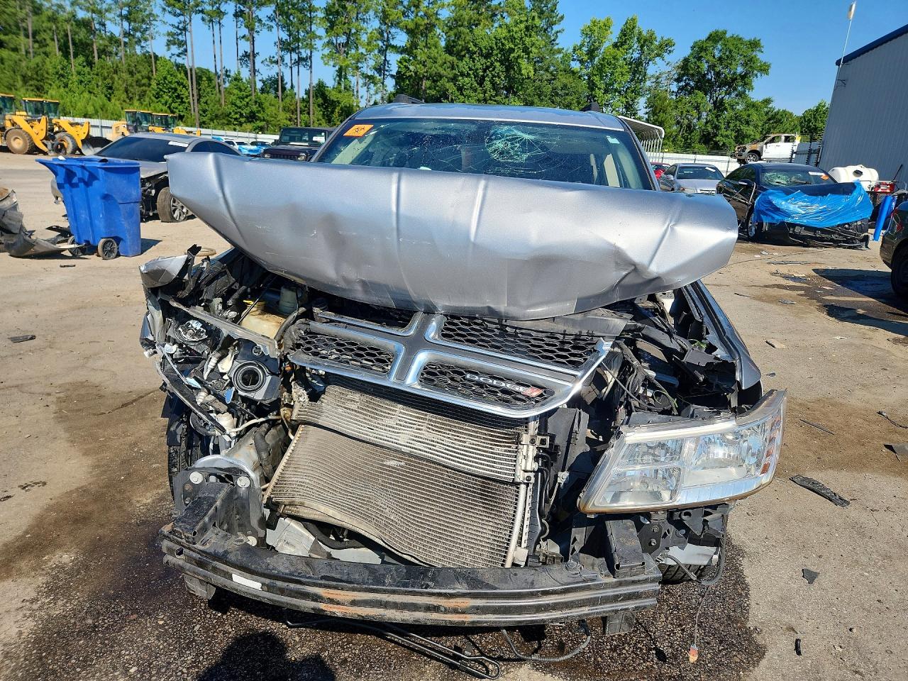 2019 Dodge Journey Se Серебряный vin: 3C4PDCBB1KT836487