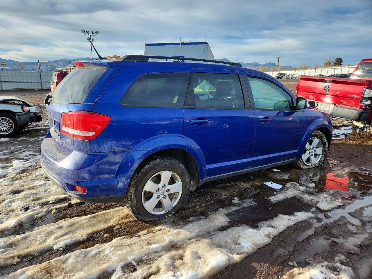 2012 Dodge Journey Sxt Blue vin: 3C4PDCBB2CT393140