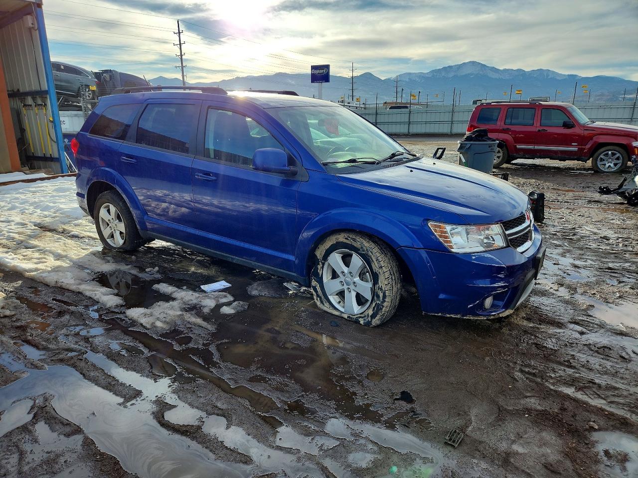 2012 Dodge Journey Sxt Blue vin: 3C4PDCBB2CT393140