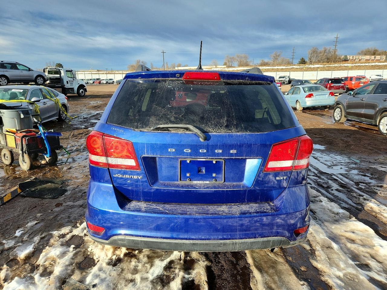 2012 Dodge Journey Sxt Blue vin: 3C4PDCBB2CT393140