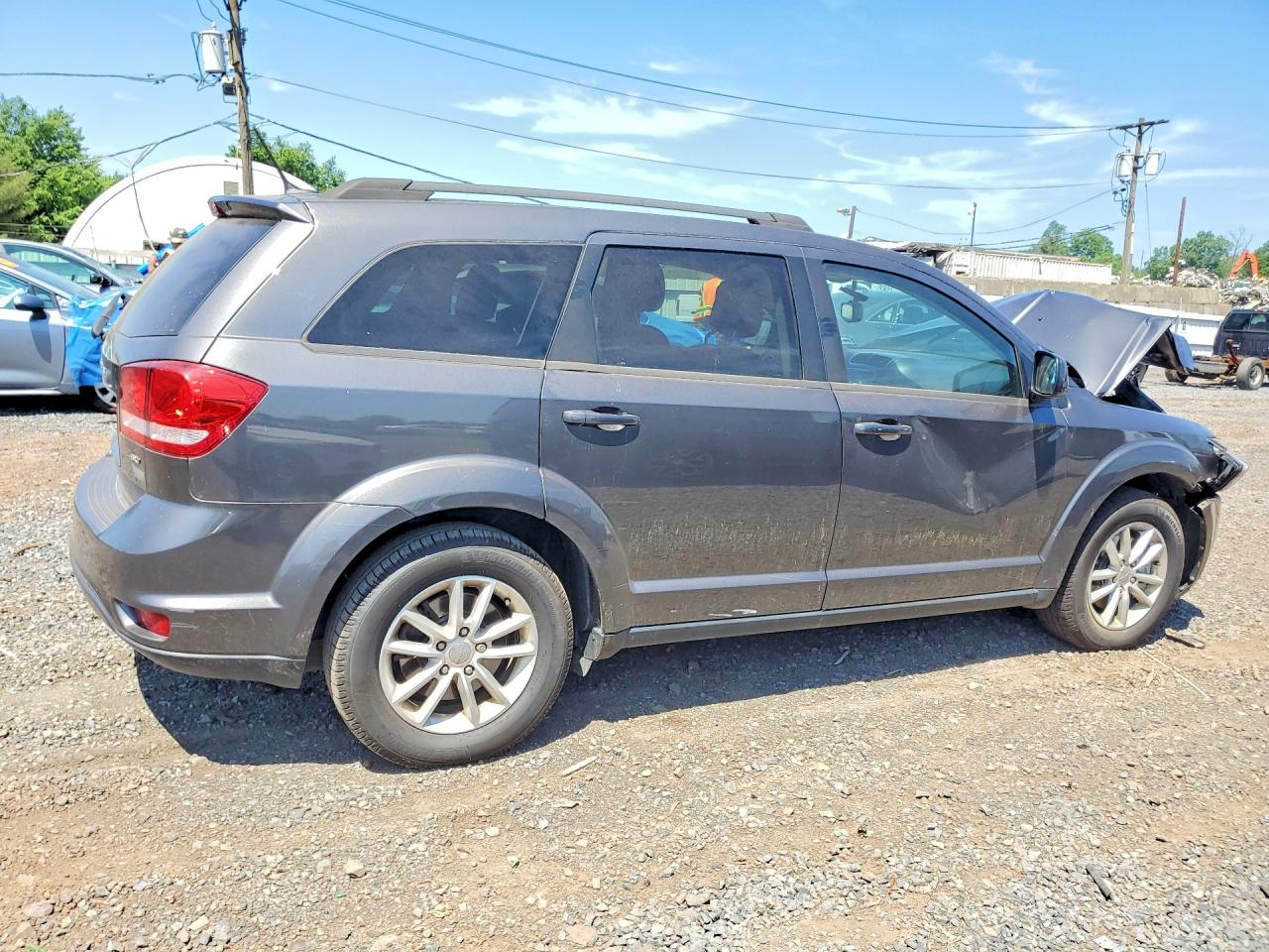 2014 Dodge Journey Sxt Серый vin: 3C4PDCBB2ET173970