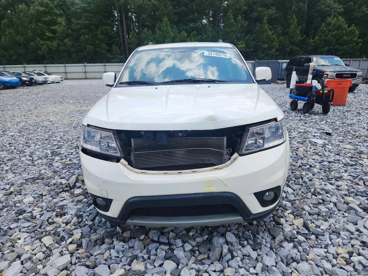 2014 Dodge Journey Sxt White vin: 3C4PDCBB2ET180403