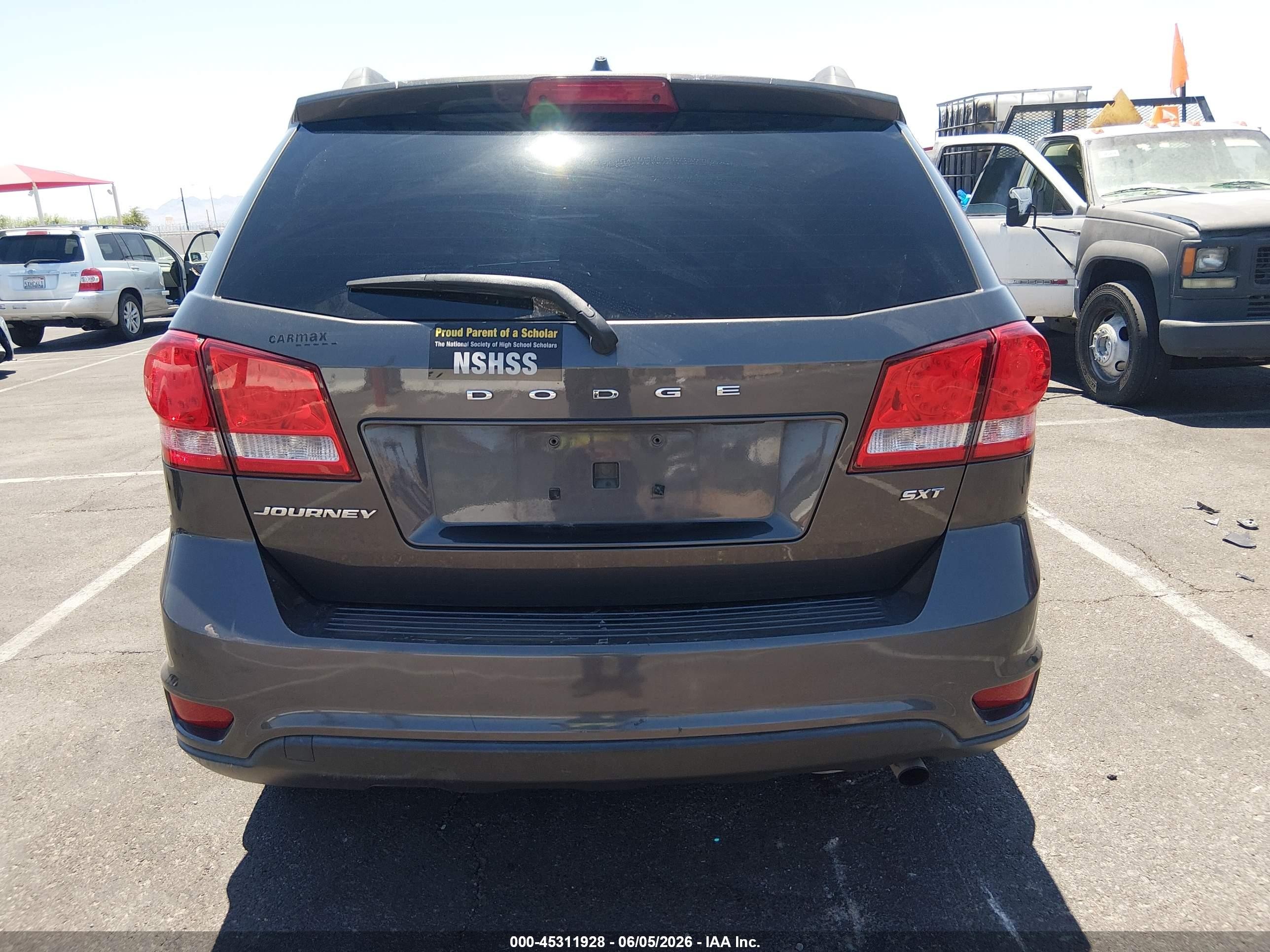 2015 Dodge Journey Sxt Gray vin: 3C4PDCBB2FT542280