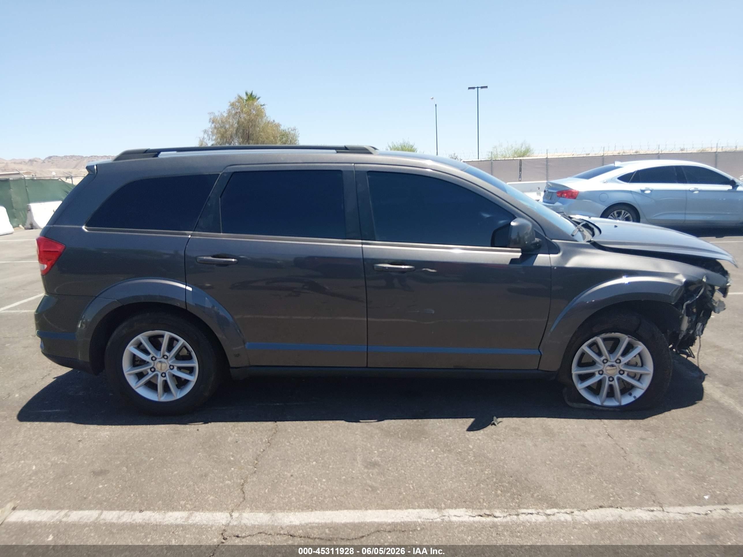 2015 Dodge Journey Sxt Gray vin: 3C4PDCBB2FT542280