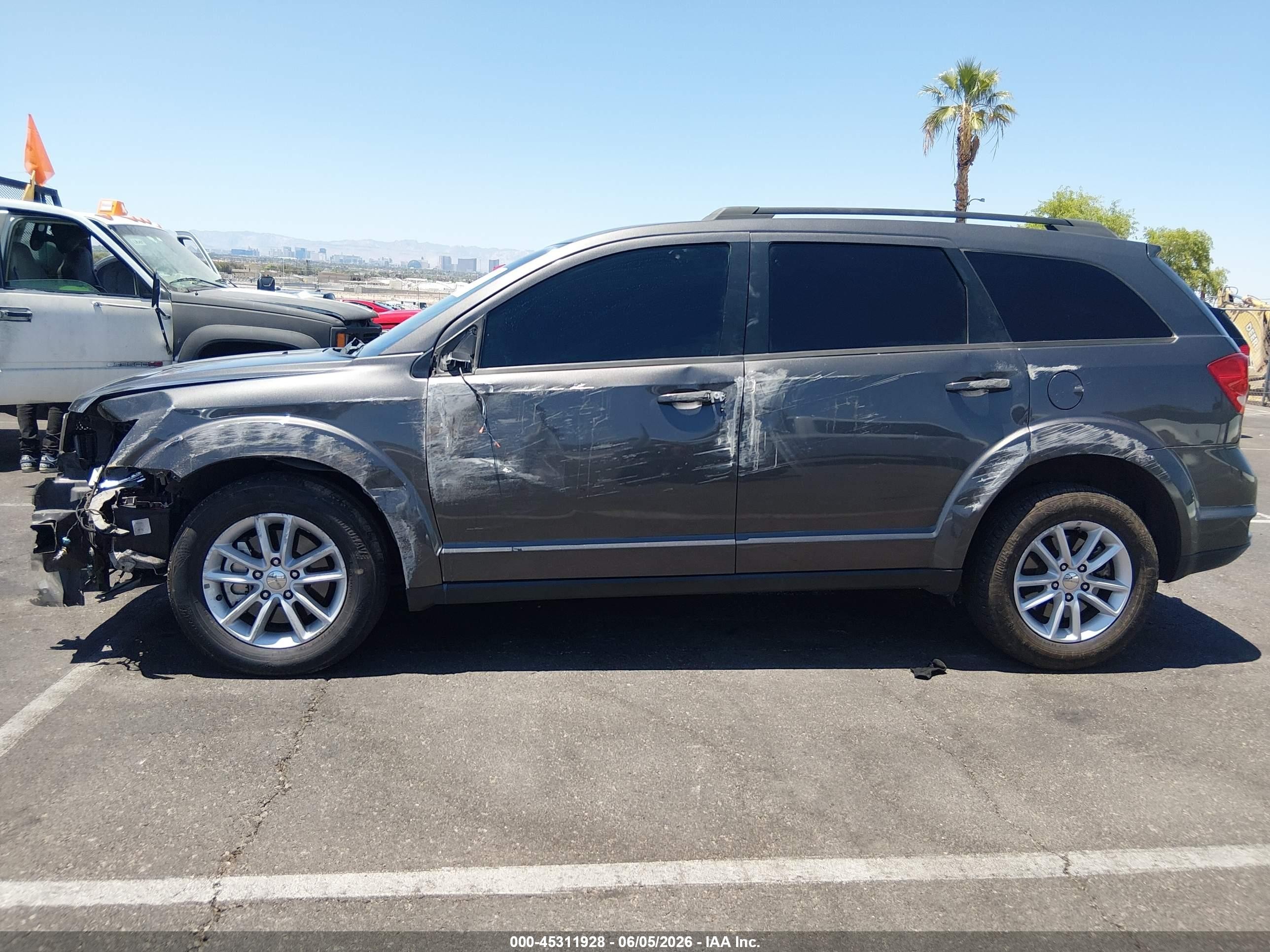 2015 Dodge Journey Sxt Gray vin: 3C4PDCBB2FT542280