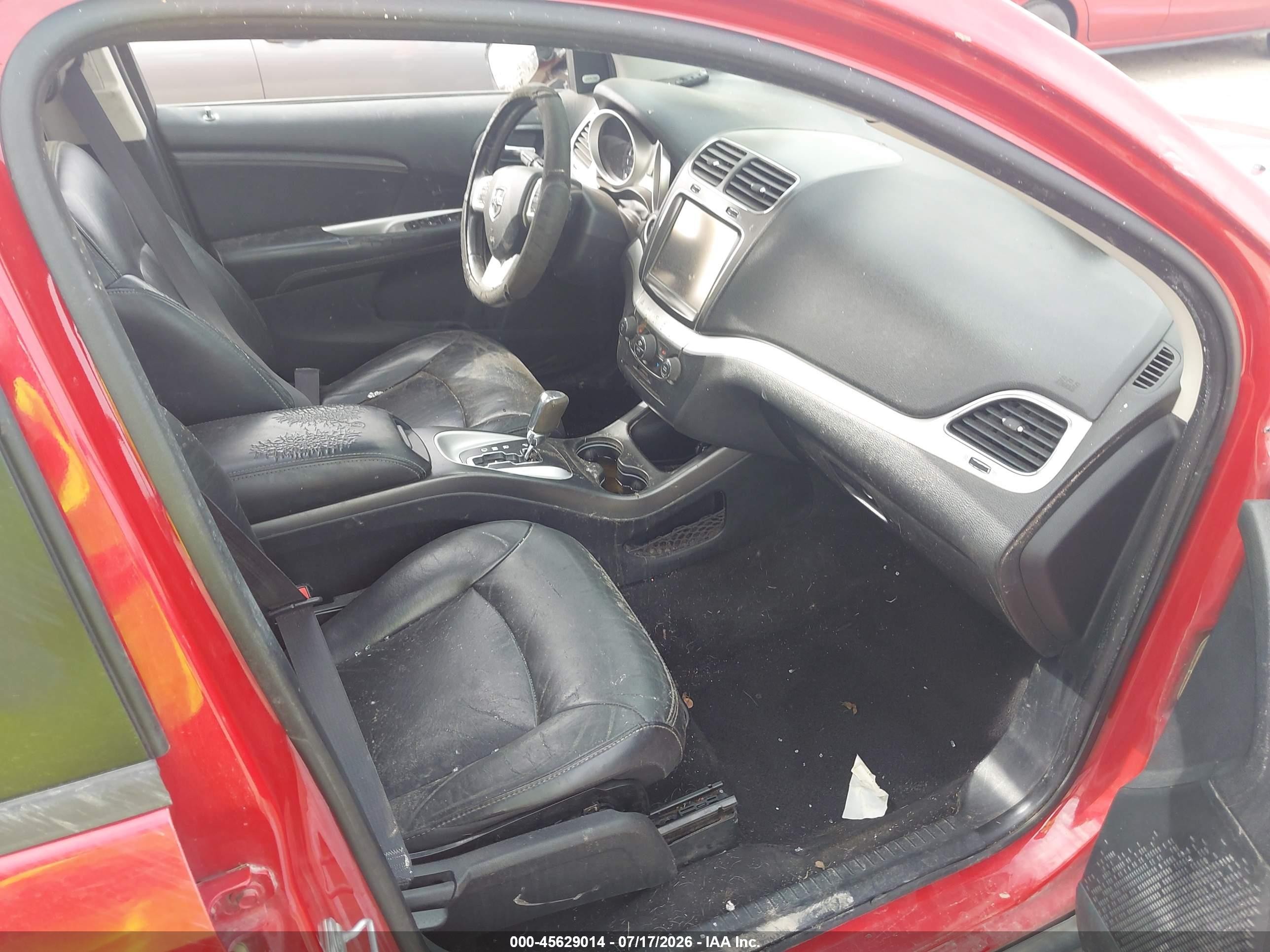 2015 Dodge Journey Sxt Red vin: 3C4PDCBB2FT593150