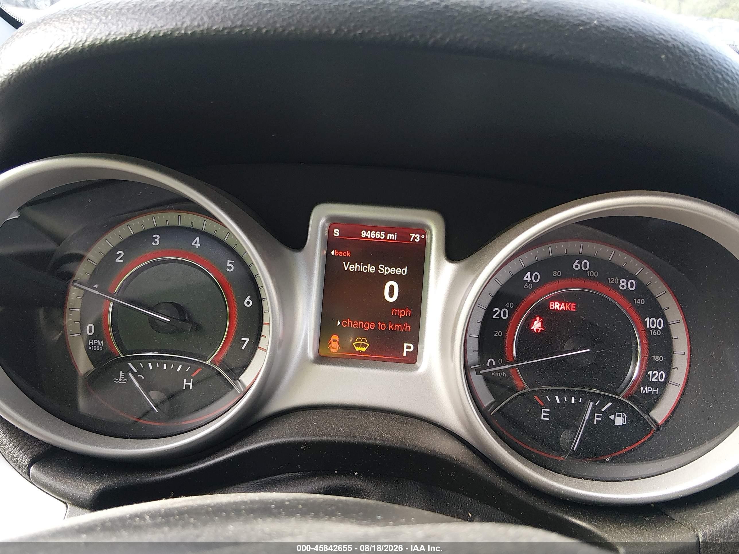 2015 Dodge Journey Sxt Черный vin: 3C4PDCBB2FT675525