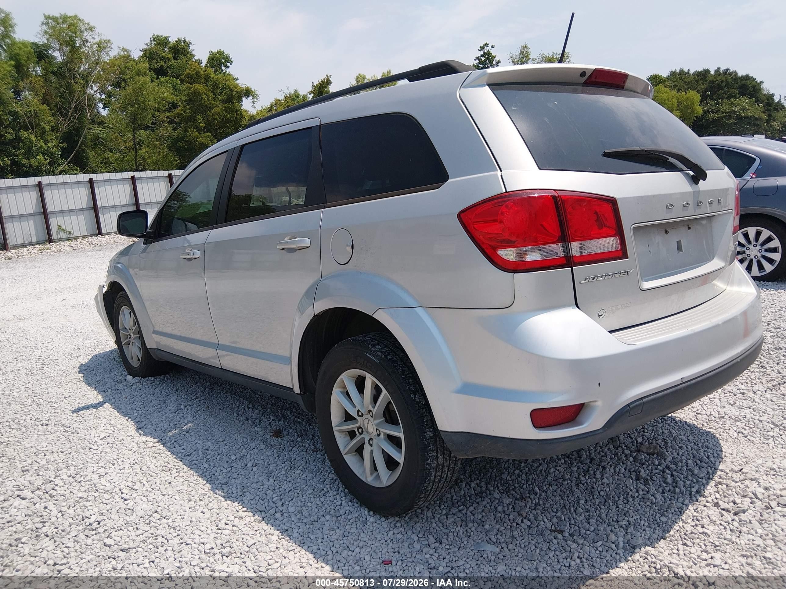2014 Dodge Journey Sxt Silver vin: 3C4PDCBB3ET263807