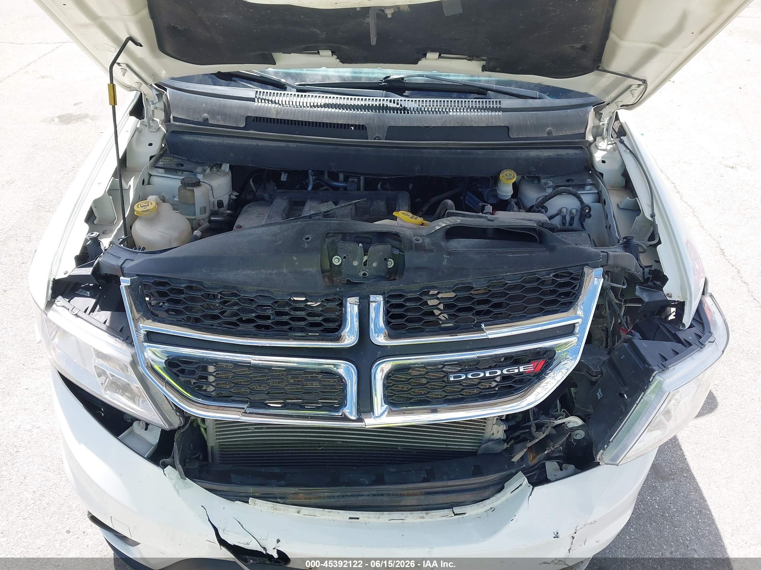 2014 Dodge Journey Sxt White vin: 3C4PDCBB3ET289792
