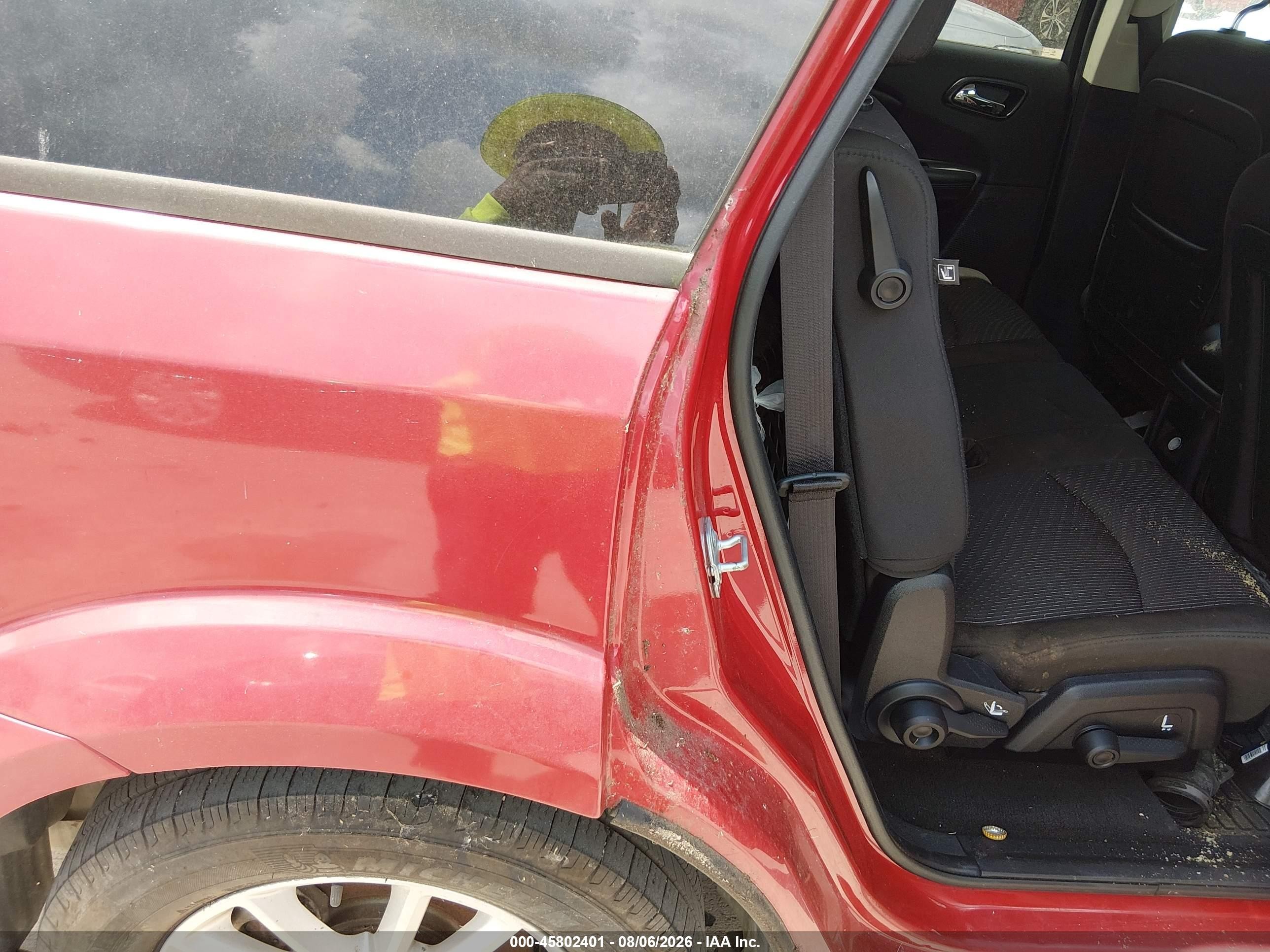 2015 Dodge Journey Sxt Red vin: 3C4PDCBB3FT591150