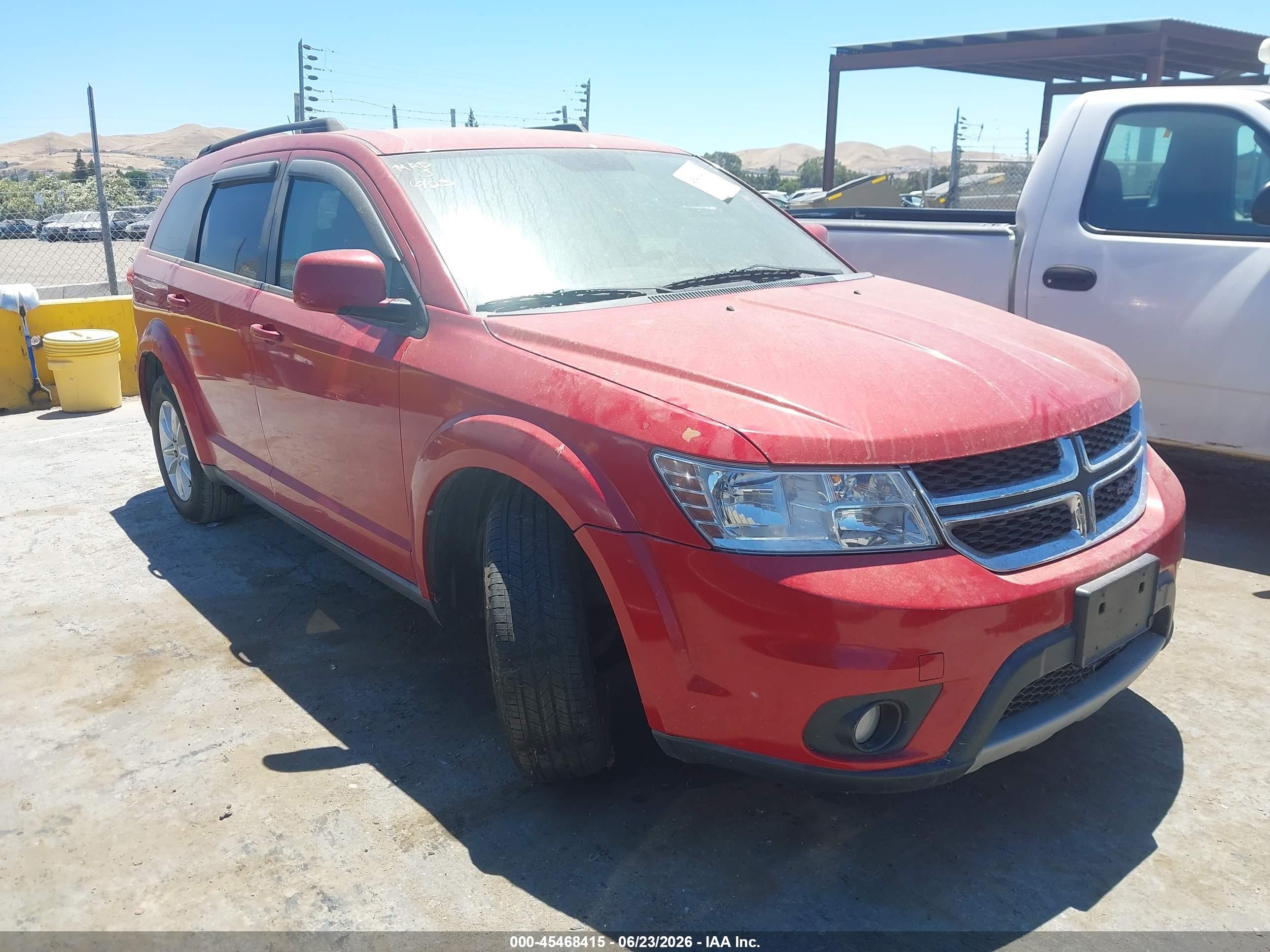 2015 Dodge Journey Sxt Red vin: 3C4PDCBB3FT710864