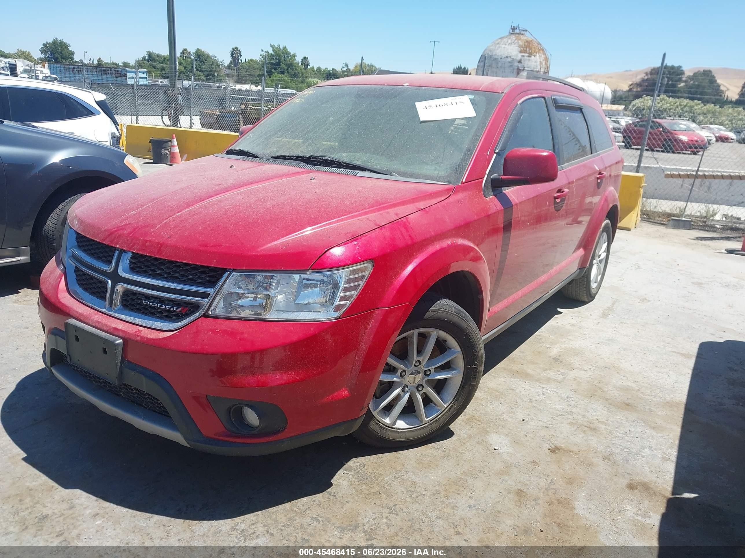2015 Dodge Journey Sxt Red vin: 3C4PDCBB3FT710864