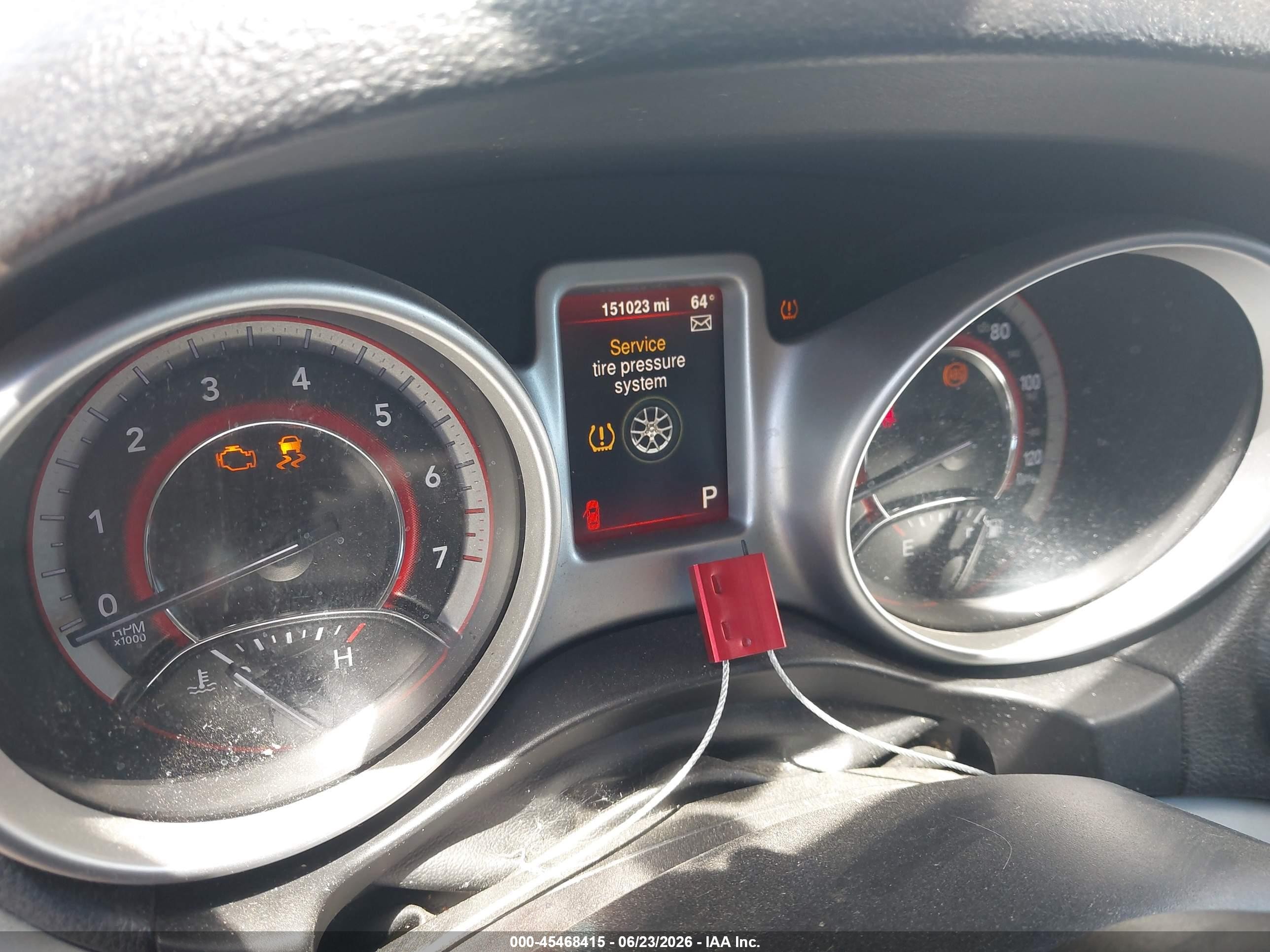 2015 Dodge Journey Sxt Red vin: 3C4PDCBB3FT710864