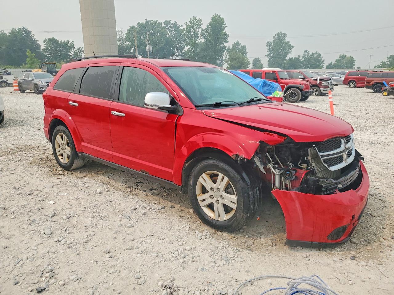 2012 Dodge Journey Sxt Red vin: 3C4PDCBB4CT341962