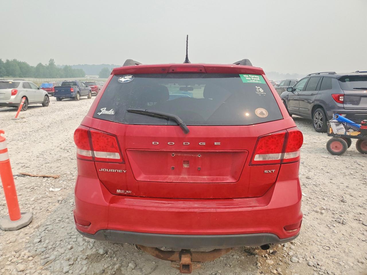 2012 Dodge Journey Sxt Red vin: 3C4PDCBB4CT341962