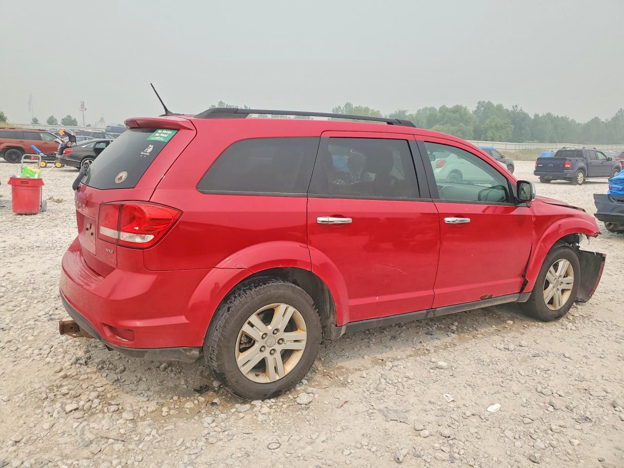 2012 Dodge Journey Sxt Red vin: 3C4PDCBB4CT341962