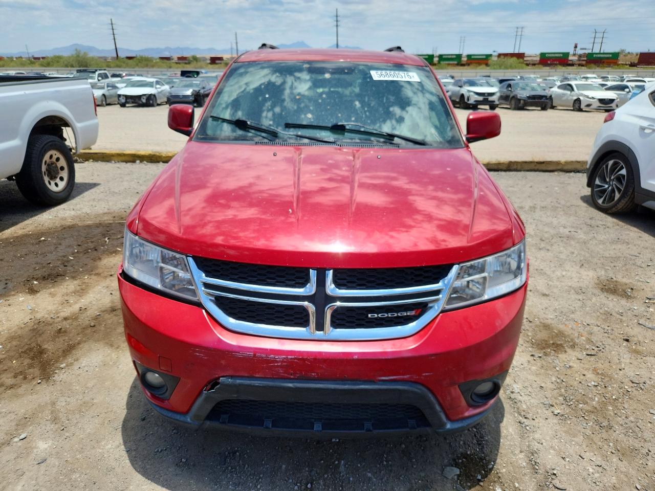 2014 Dodge Journey Sxt Red vin: 3C4PDCBB4ET180225