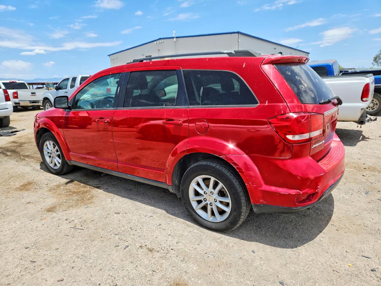 2014 Dodge Journey Sxt Red vin: 3C4PDCBB4ET180225