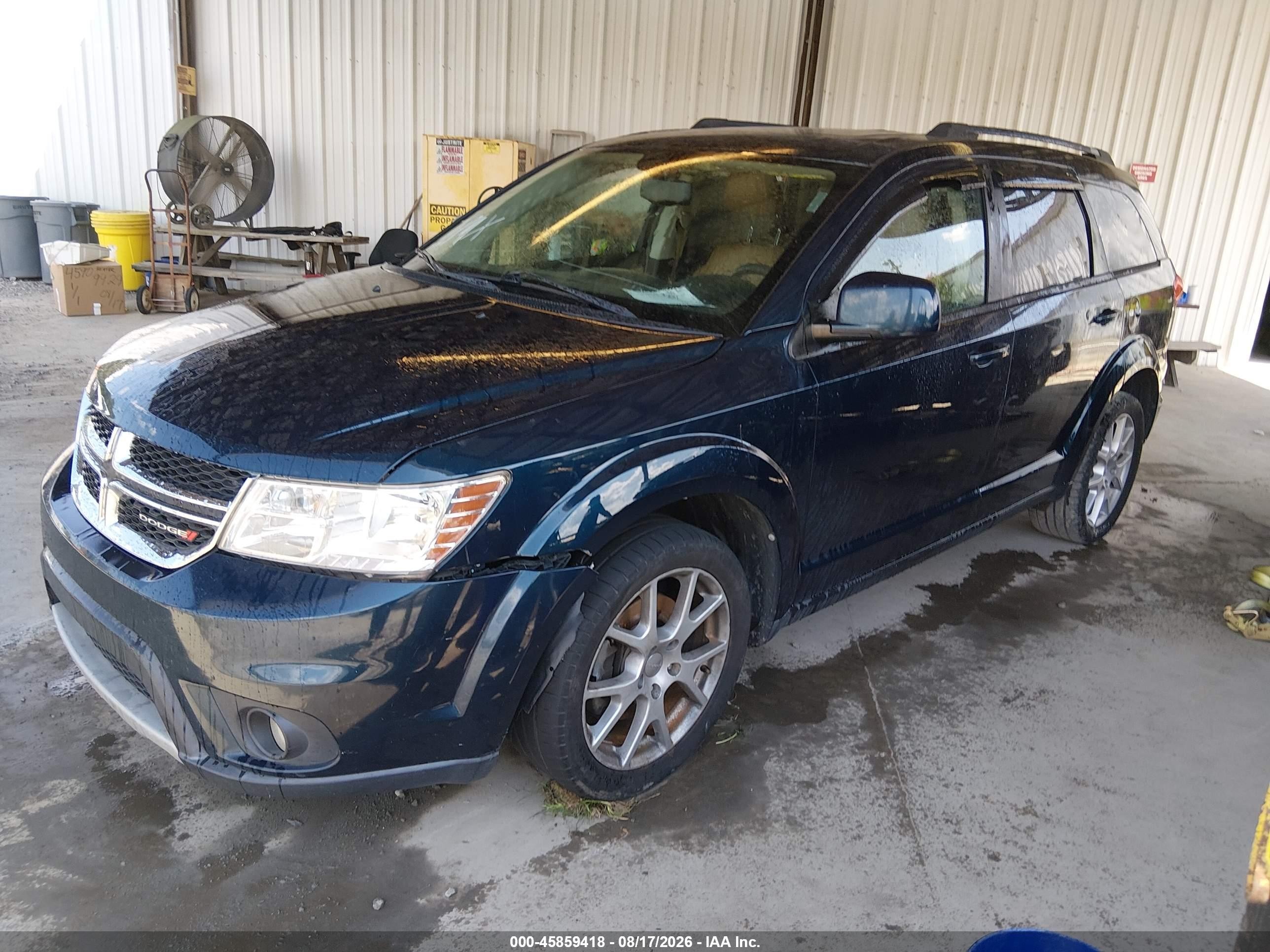 2014 Dodge Journey Sxt Blue vin: 3C4PDCBB4ET192813