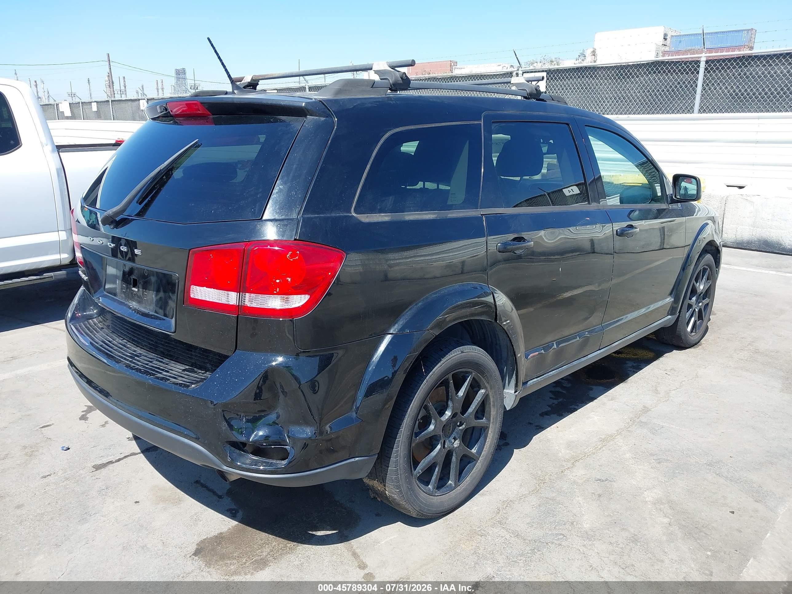 2015 Dodge Journey Sxt Black vin: 3C4PDCBB4FT650156