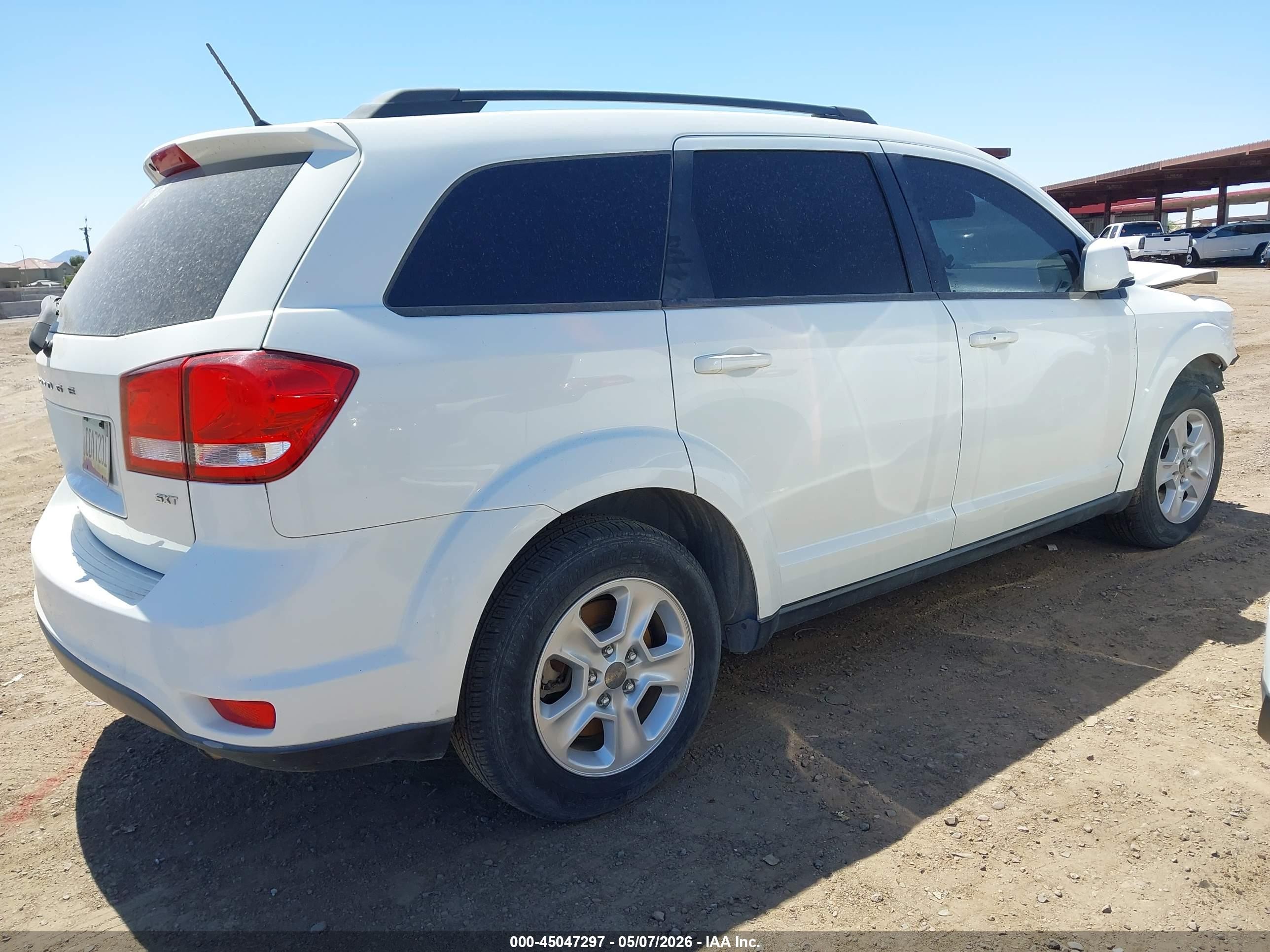 2015 Dodge Journey Sxt White vin: 3C4PDCBB4FT699910