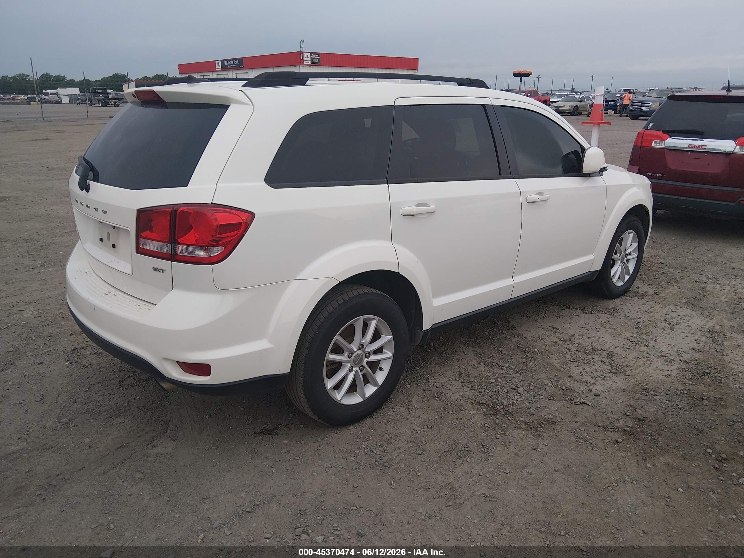 2016 Dodge Journey Sxt White vin: 3C4PDCBB4GT205773