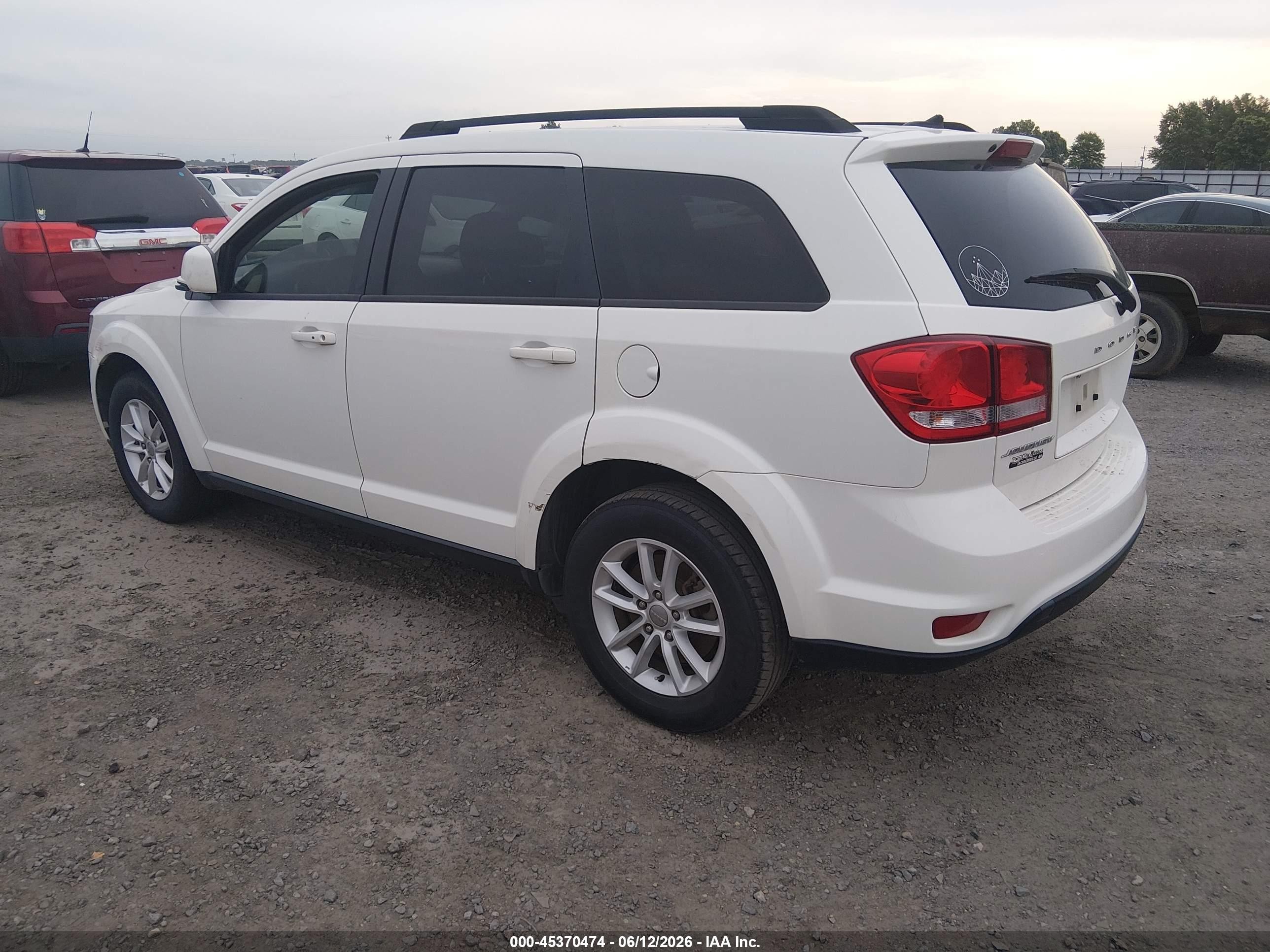 2016 Dodge Journey Sxt White vin: 3C4PDCBB4GT205773