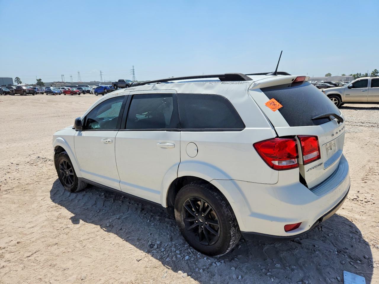 2019 Dodge Journey Se White vin: 3C4PDCBB4KT846012