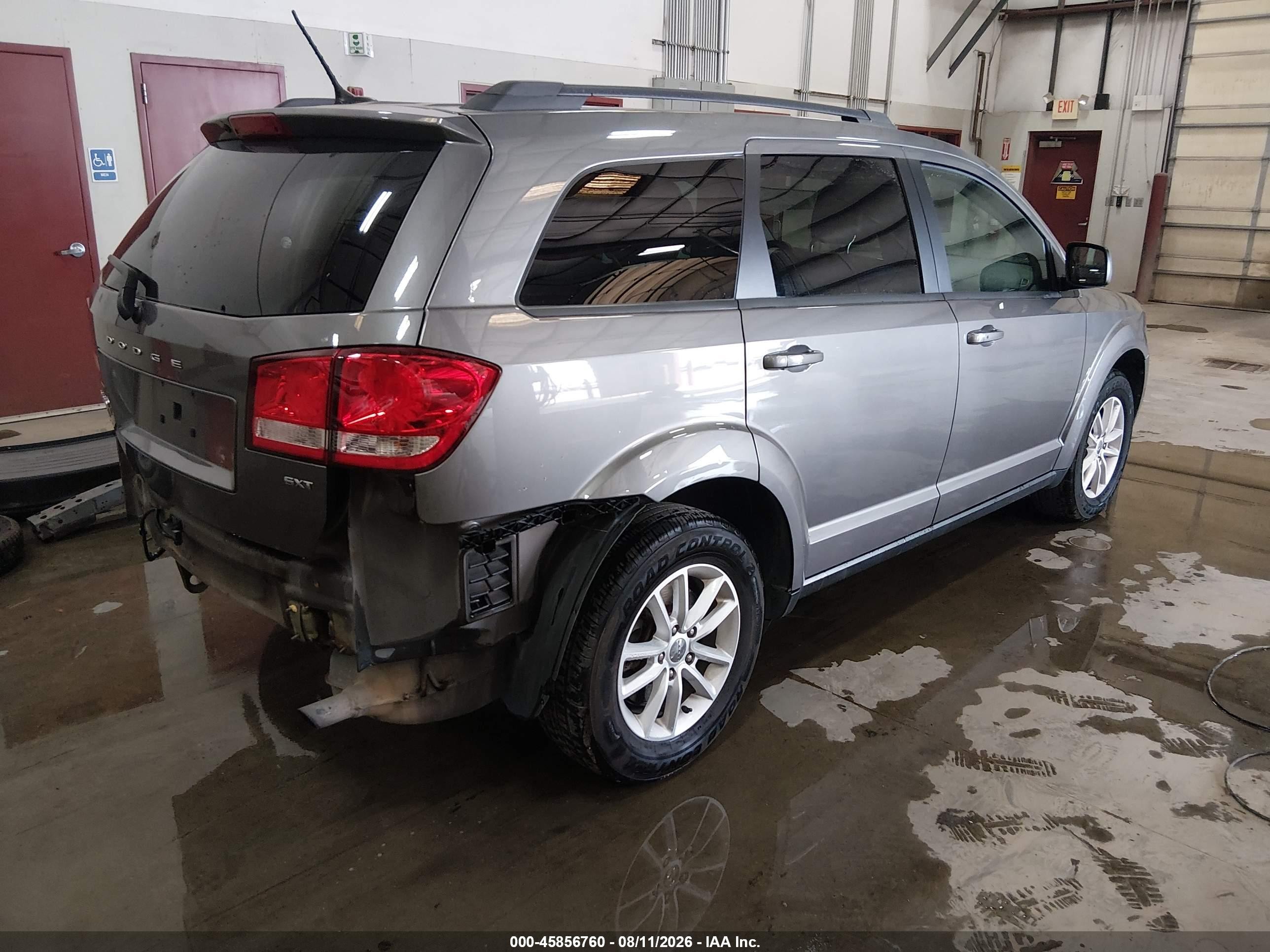 2013 Dodge Journey Sxt Gray vin: 3C4PDCBB5DT503244