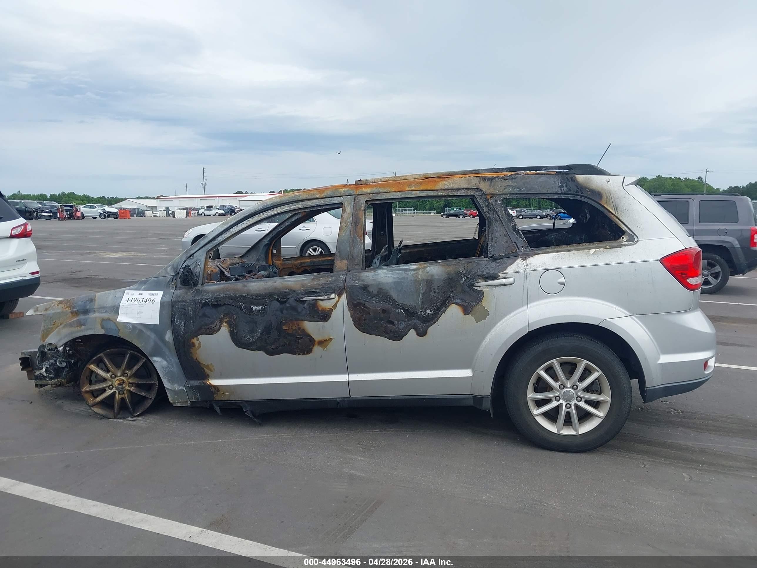2014 Dodge Journey Sxt Silver vin: 3C4PDCBB5ET103864