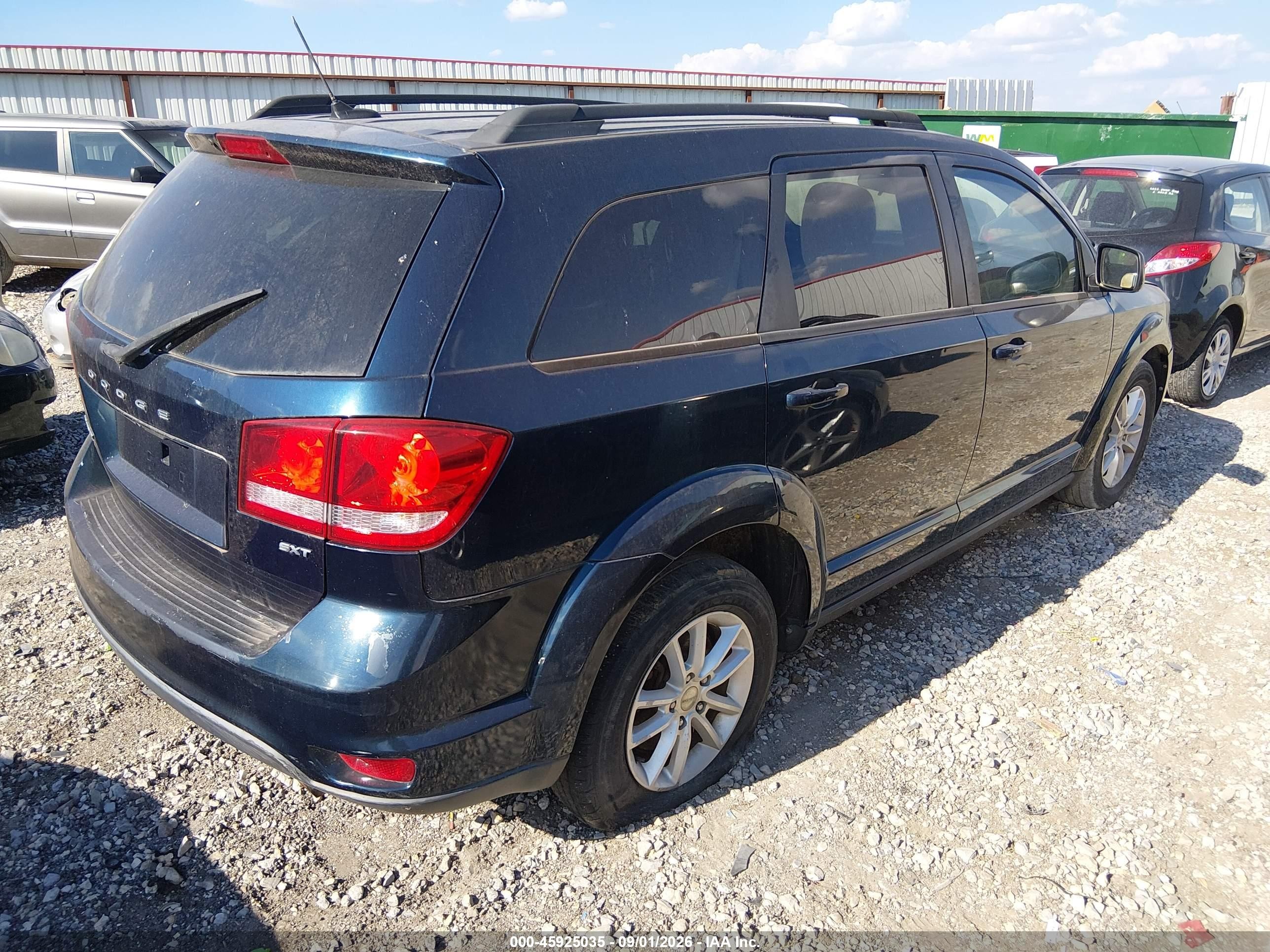 2014 Dodge Journey Sxt Черный vin: 3C4PDCBB5ET180430