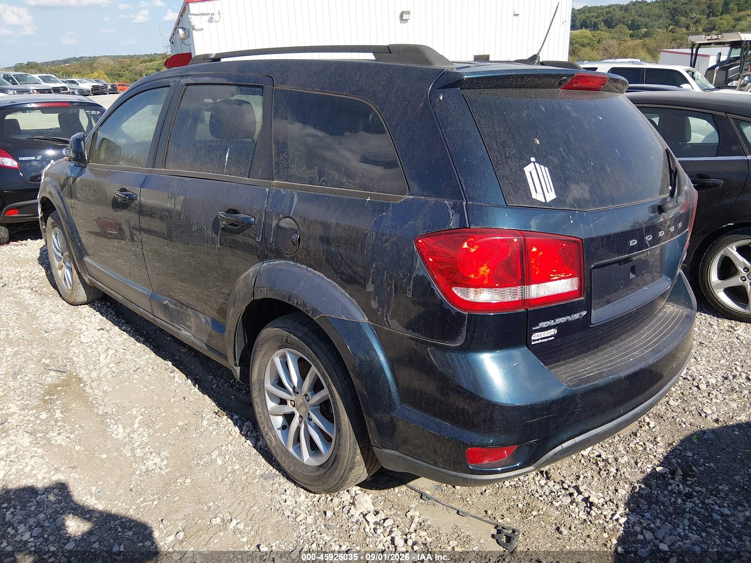 2014 Dodge Journey Sxt Черный vin: 3C4PDCBB5ET180430