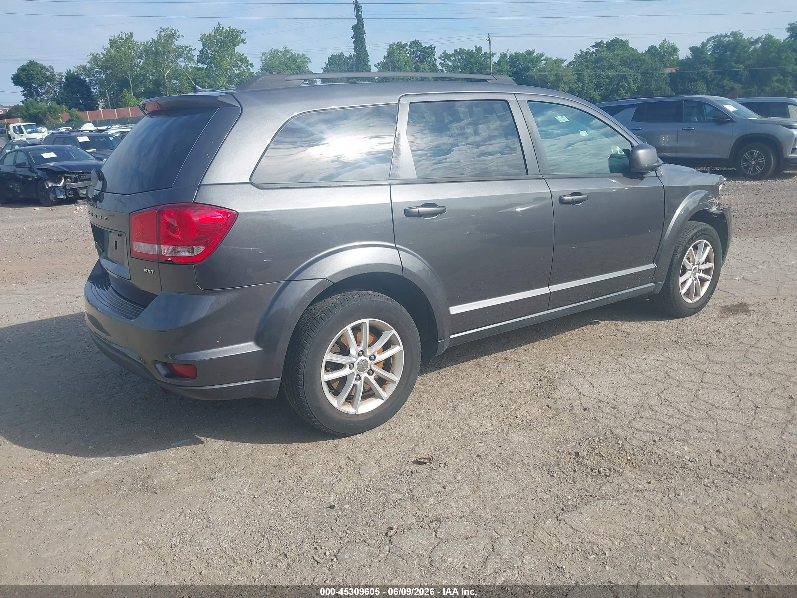 2015 Dodge Journey Sxt Серый vin: 3C4PDCBB5FT510746