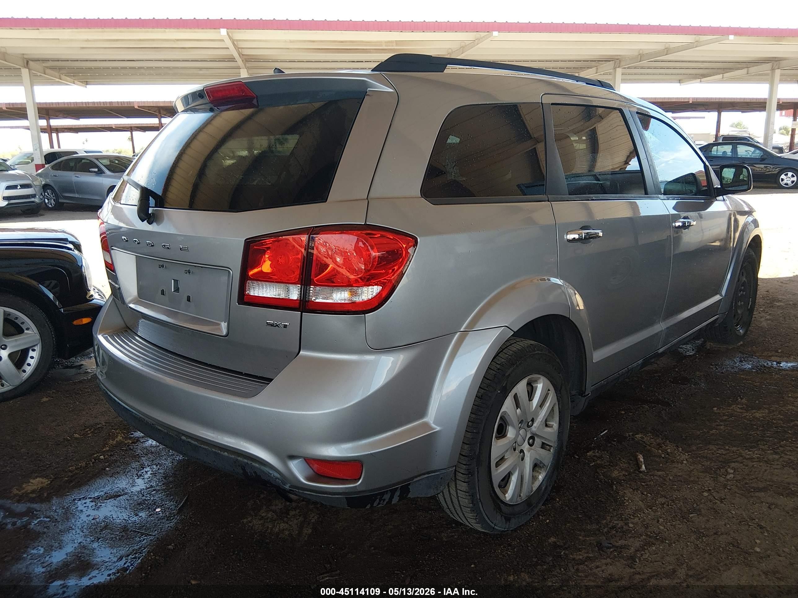 2015 Dodge Journey Sxt Gray vin: 3C4PDCBB5FT588122