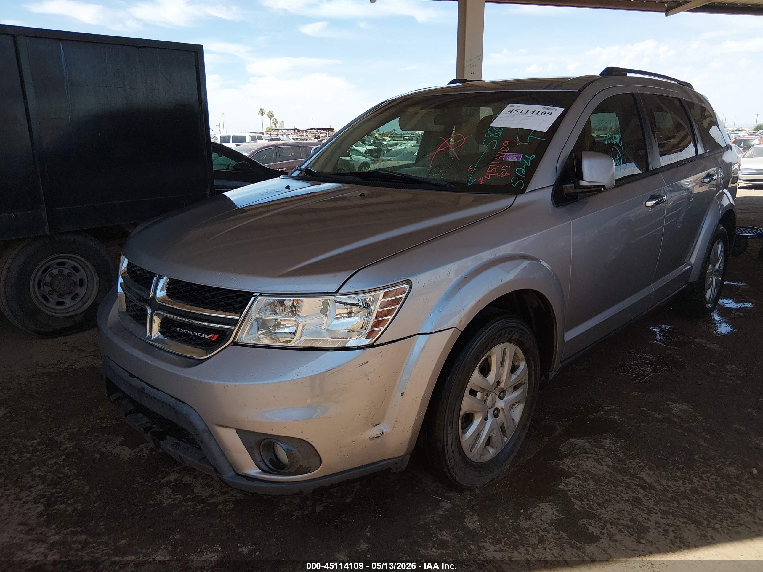 2015 Dodge Journey Sxt Gray vin: 3C4PDCBB5FT588122