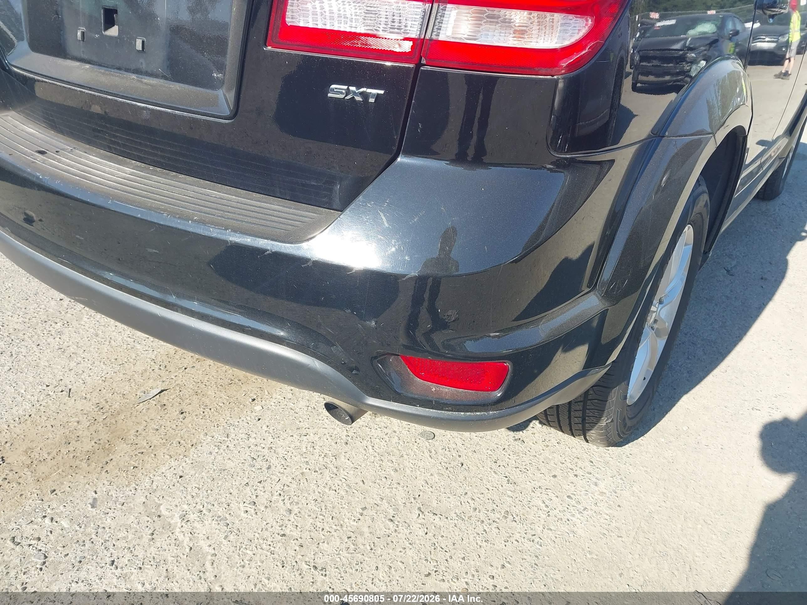 2015 Dodge Journey Sxt Black vin: 3C4PDCBB5FT738732