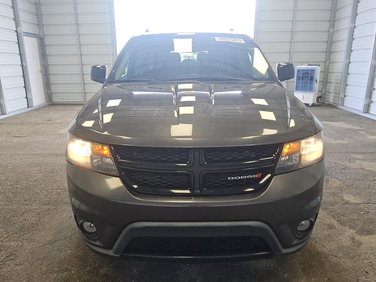 2019 Dodge Journey Se Gray vin: 3C4PDCBB5KT862073 Damage: Left Head Lamp, Faded, Repair Required