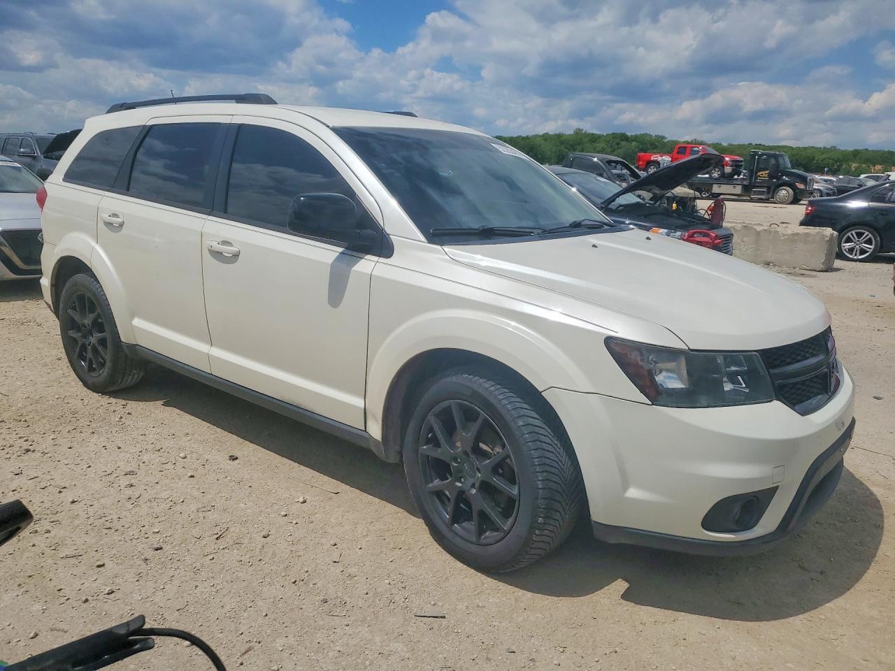 2014 Dodge Journey Sxt Белый vin: 3C4PDCBB6ET117658