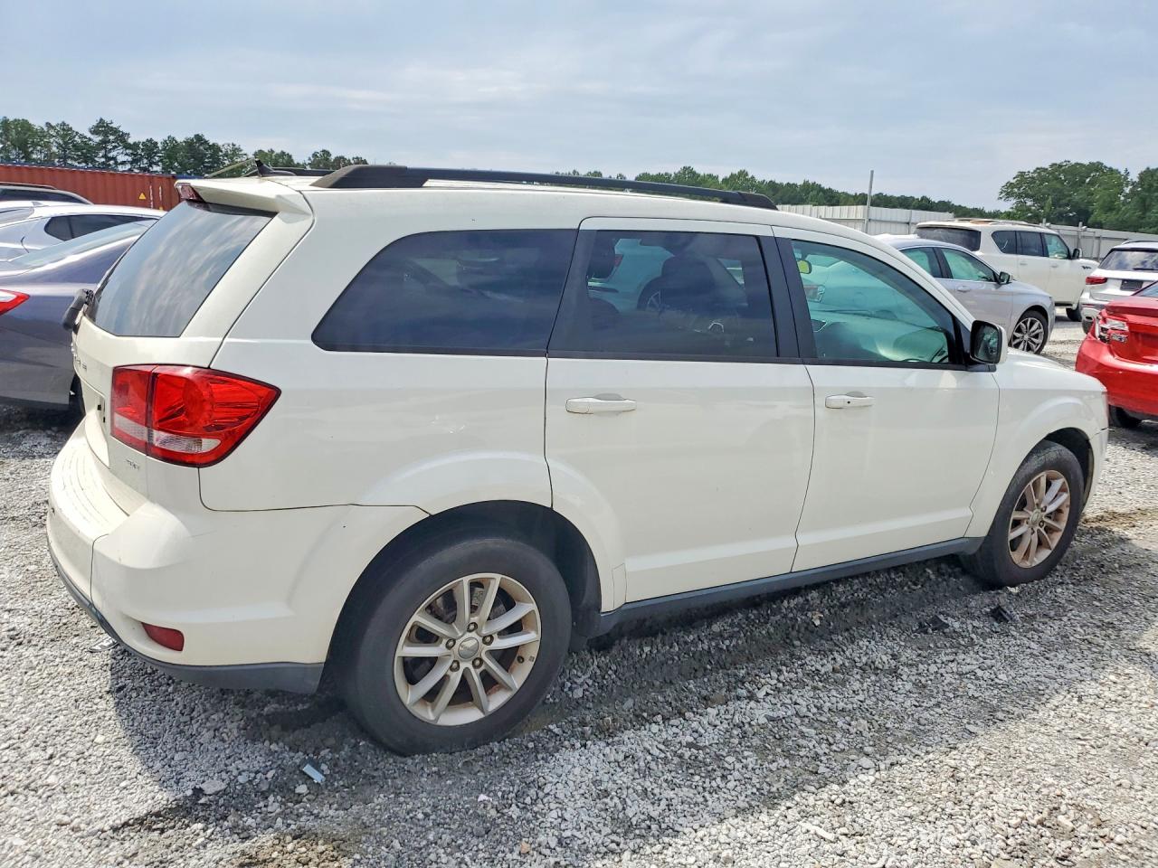 2015 Dodge Journey Sxt White vin: 3C4PDCBB6FT560751