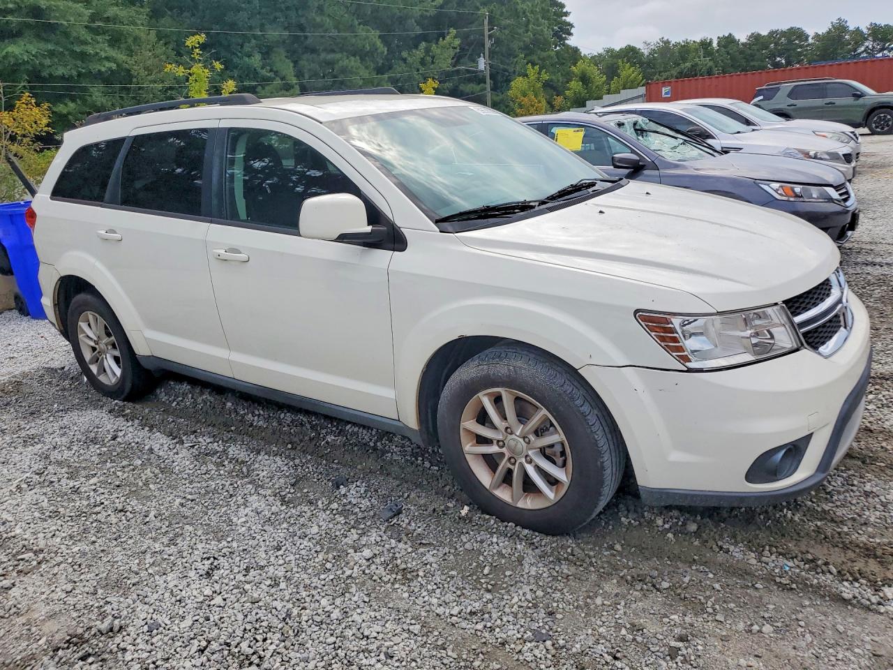 2015 Dodge Journey Sxt White vin: 3C4PDCBB6FT560751