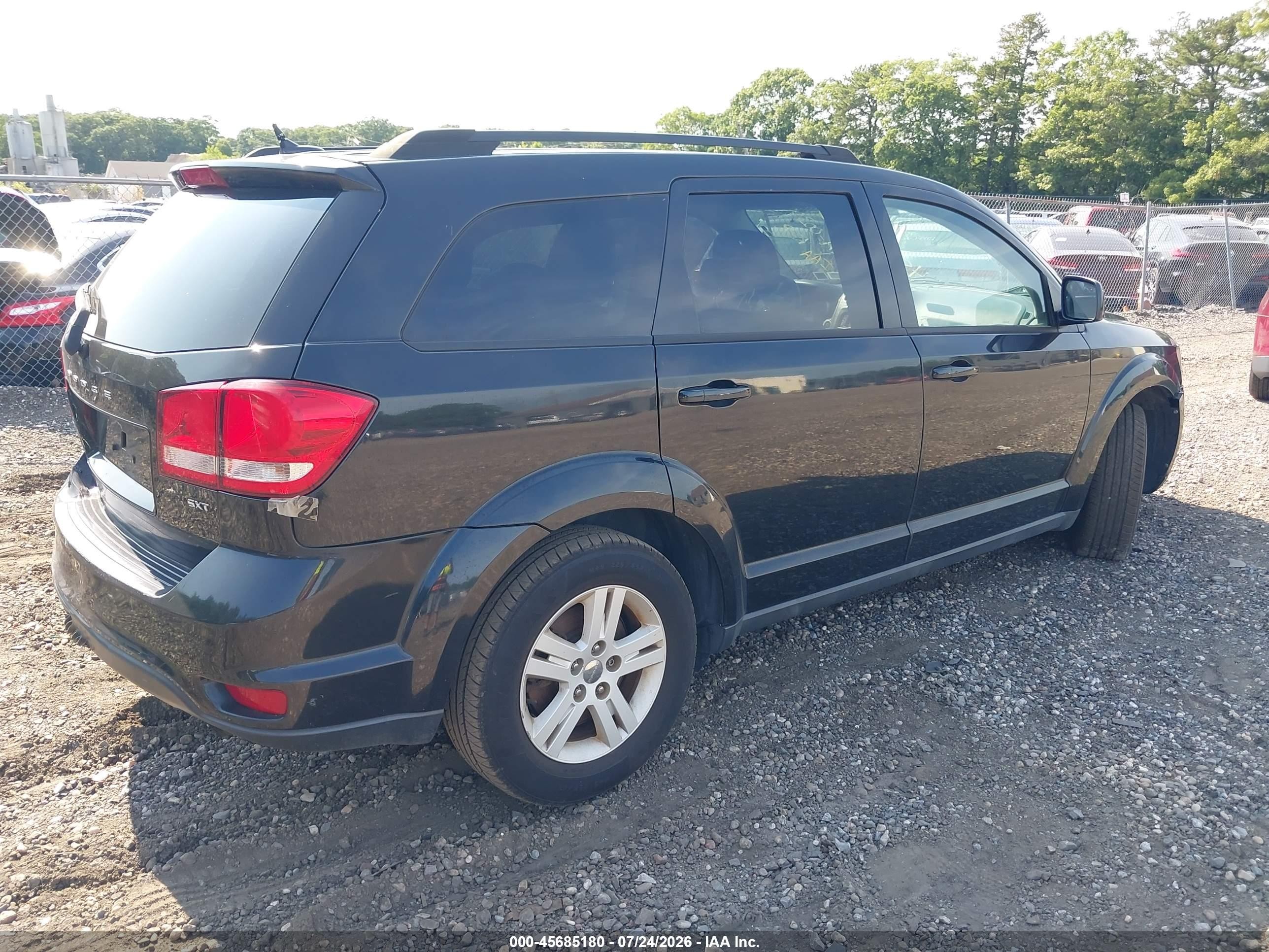 2012 Dodge Journey Sxt Black vin: 3C4PDCBB7CT304386